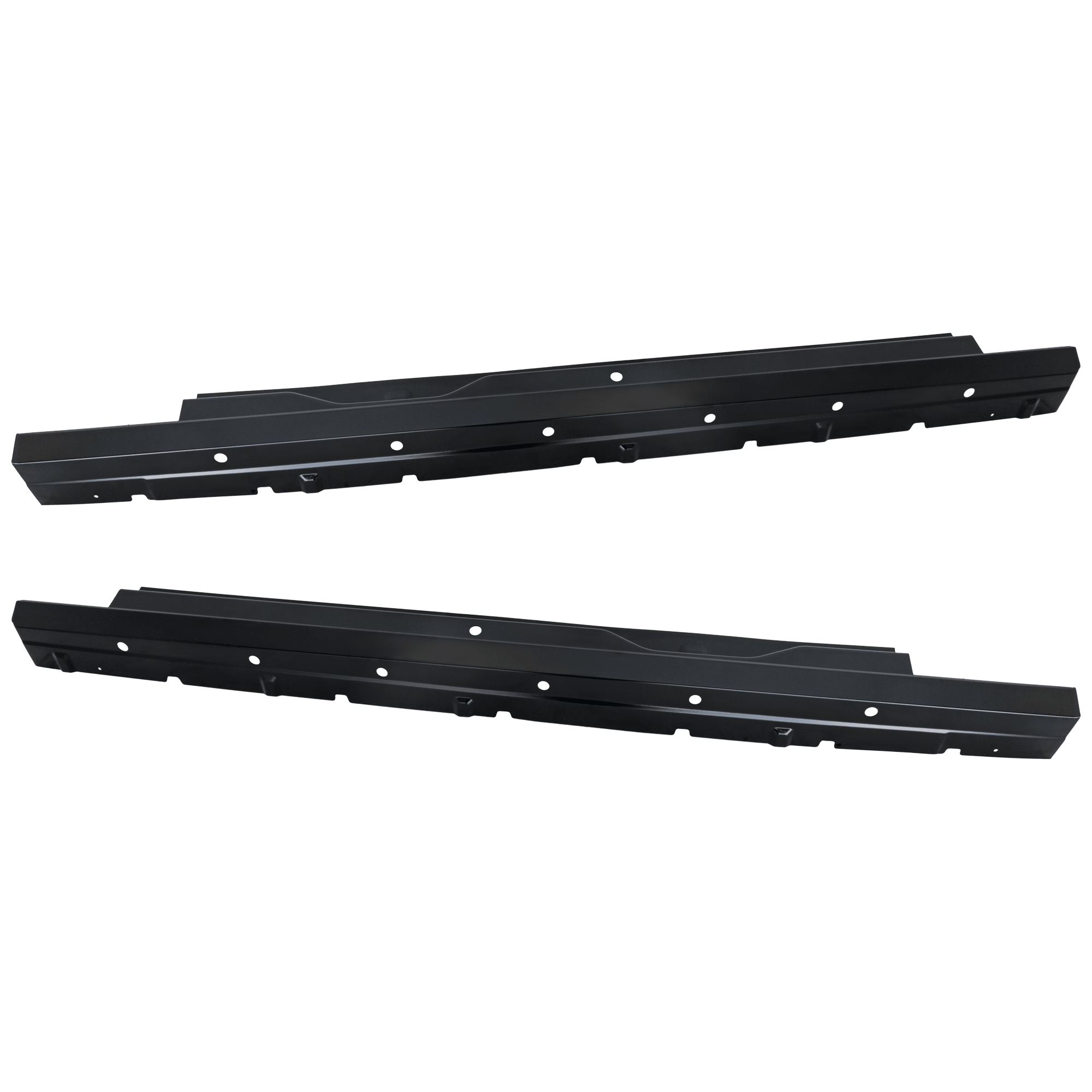 AM SILVERADO SIERRA 07-13 ROCKER PANEL RH ANDLH Outer Steel Slip On Style 1.2mm Excludes 2007 Classic Extended Cab SKU SET RC43010005 OEM 864107-864108