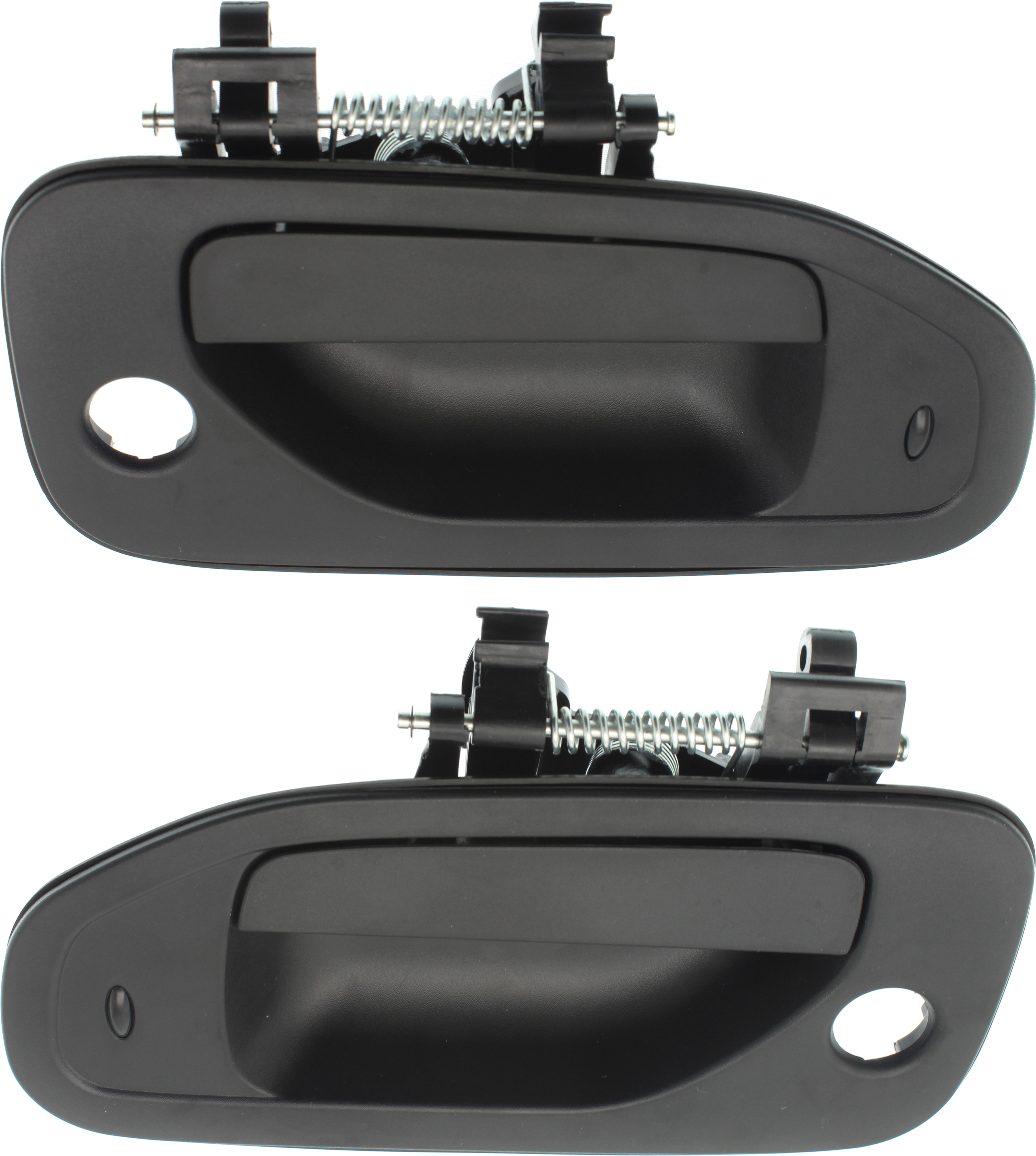 AM CITY EXPRESS 15-18 NV200-13-21 FRONT EXTERIOR DOOR HANDLE RH AND LH Textured Black w Key Hole w o Appearance Pkg SKU SET RC46210021 OEM 1-931-737-819-317-270