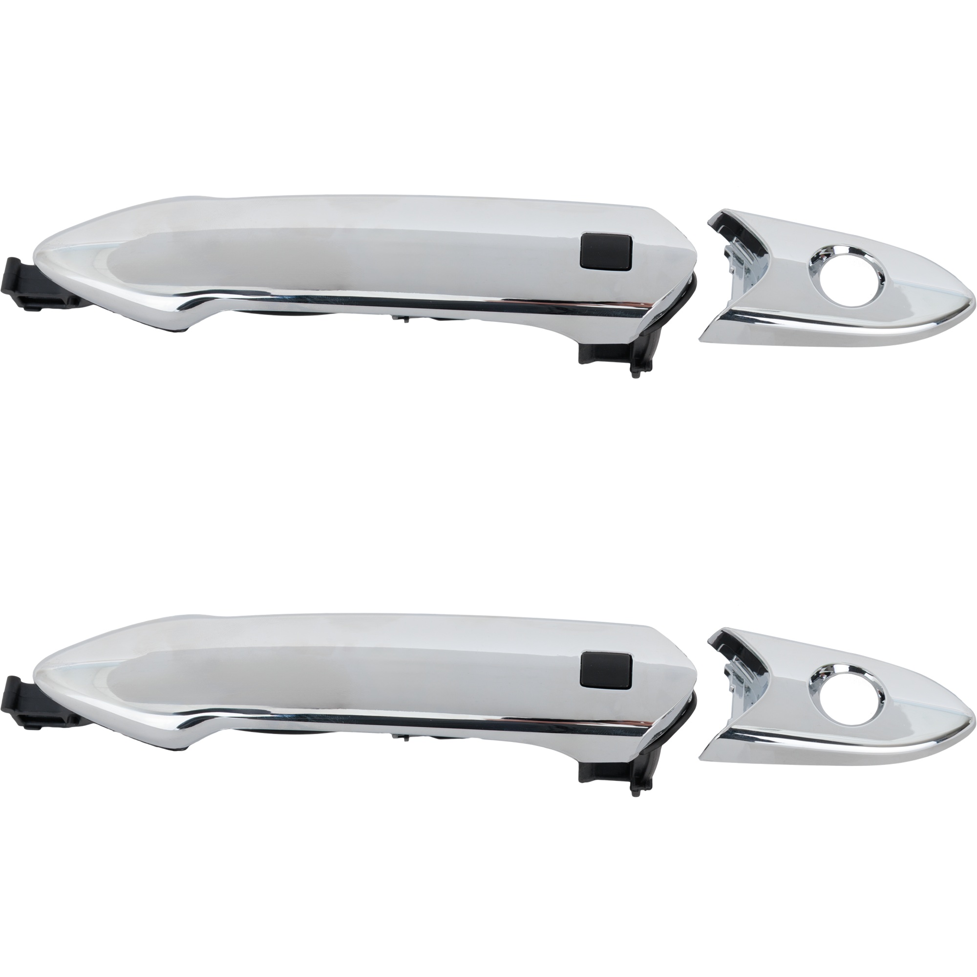 AM SPARK 16-22 FRONT EXTERIOR DOOR HANDLE SET Chrome w Smart Entry w Keyhole SKU SET RC46250007 OEM 42417204