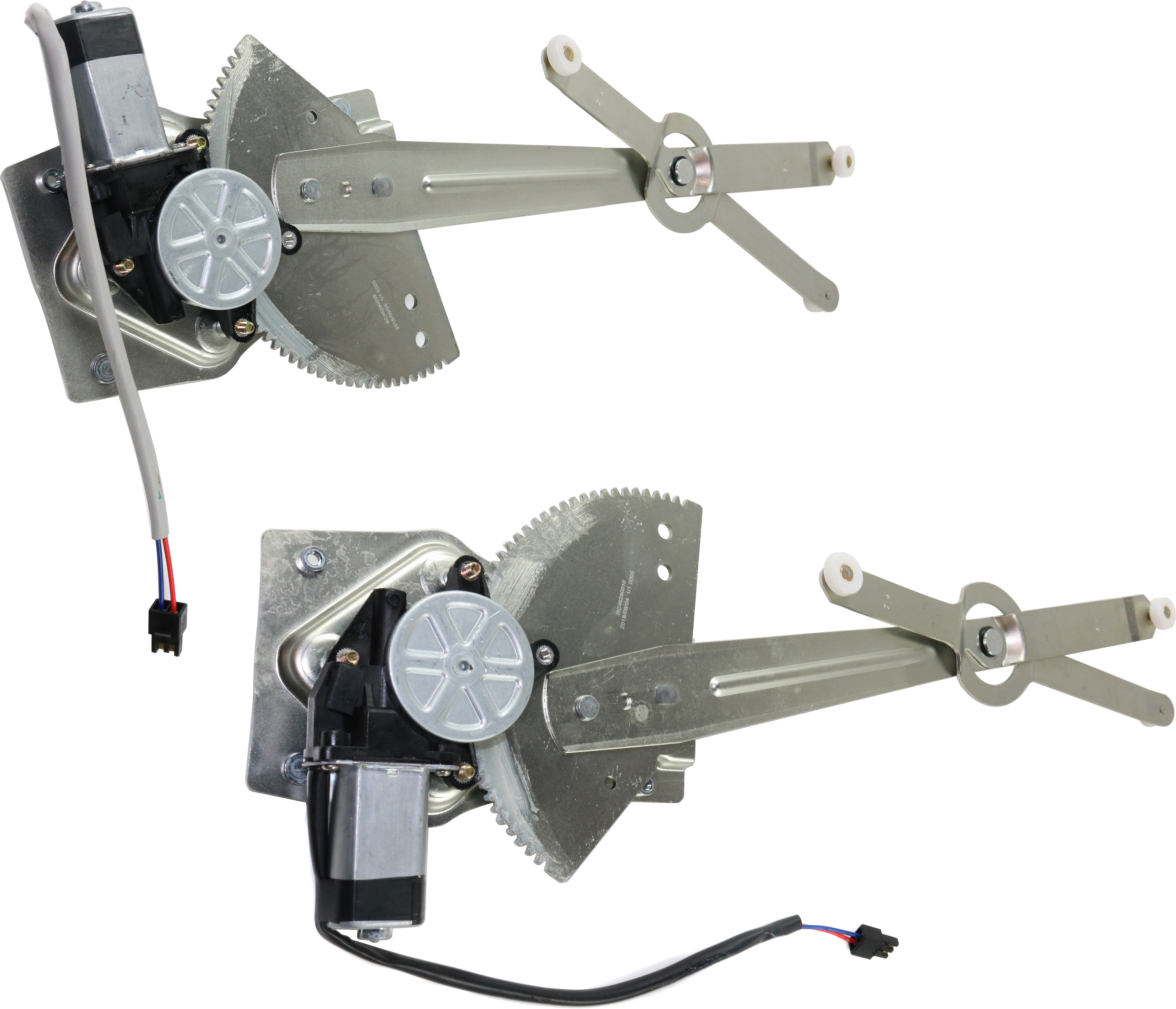 AM G SERIES VAN 81-96 FRONT WINDOW REGULATOR RH AND LH Power w Motor SKU SET RC46290009 Partslink GM1350221 GM1356101 GM1351221 OEM 22049764 PFM 12497971-22049765