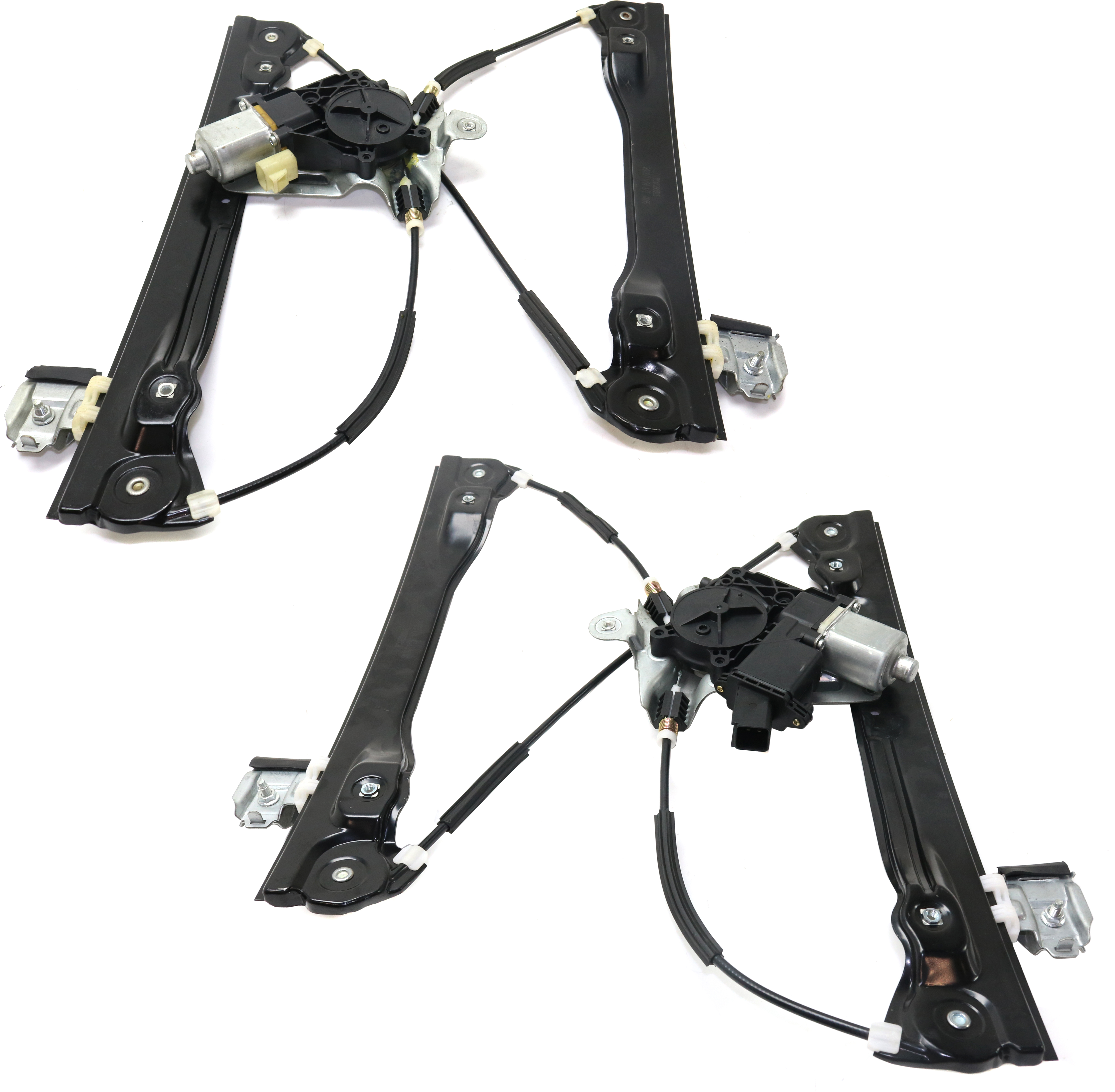 AM CRUZE 11-12 FRONT WINDOW REGULATOR RH AND LH Power w Motor LH: 7 Pin Connector RH: 2 Pin Connector To 4-26-12 SKU SET RC46290015 Partslink GM1351201 GM1350201 OEM 95226746-94532757