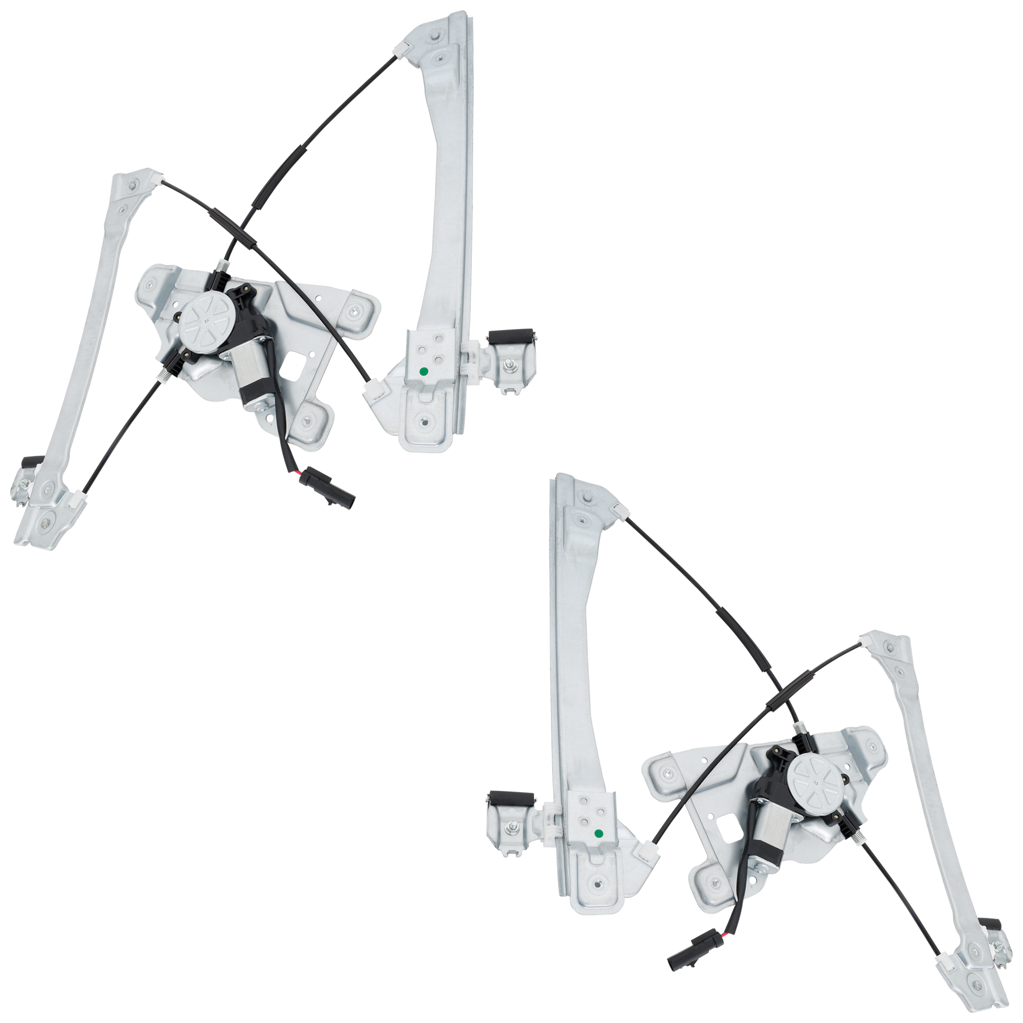 AM EQUINOX TERRAIN 12-17 FRONT WINDOW REGULATOR RH AND LH Power w Motor SKU SET RC46290035 Partslink GM1350226 GM1351226 OEM 22803201-22803202