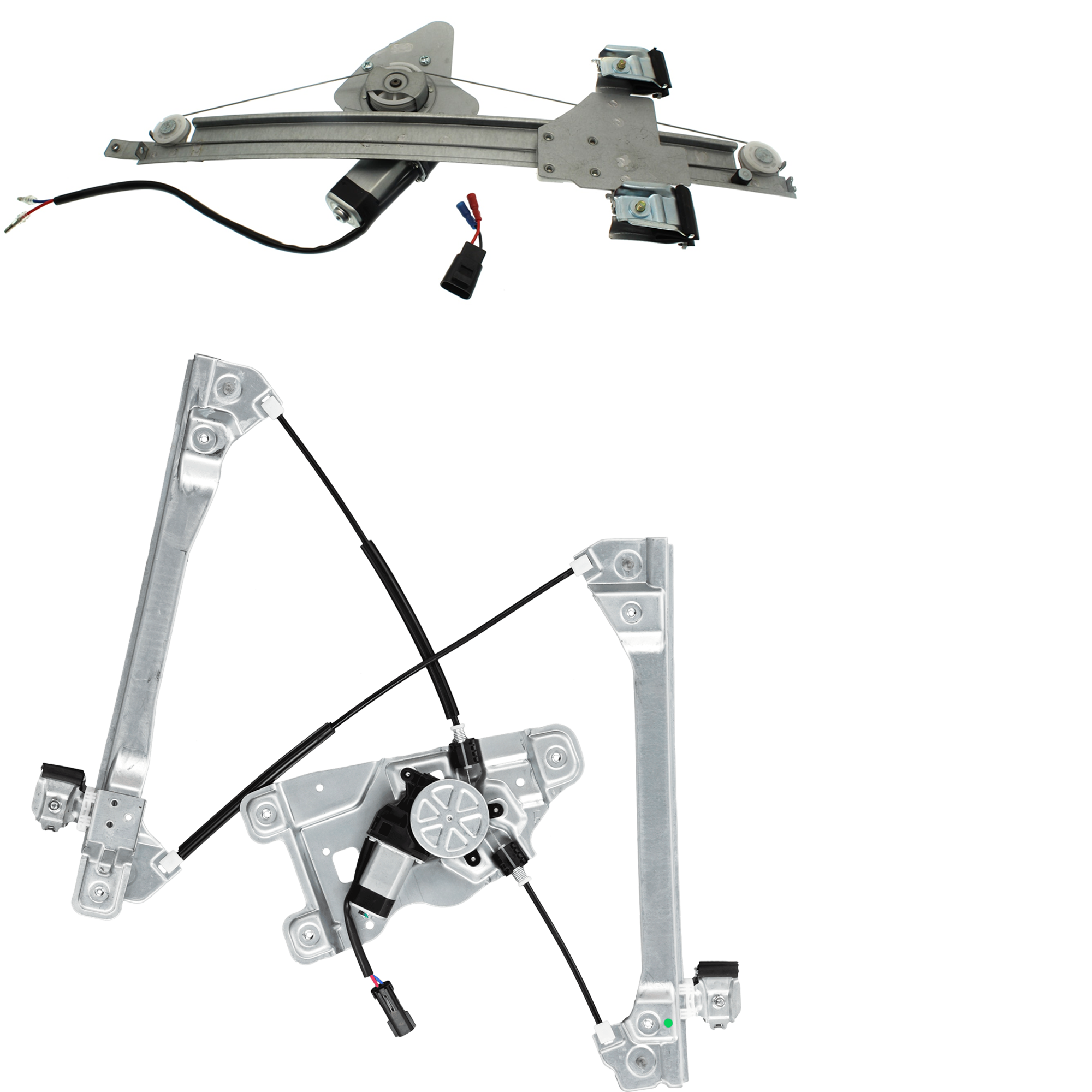 AM EQUINOX TERRAIN 12-17 FRONT AND REAR WINDOW REGULATOR LH Power w Motor SKU SET RC46290036 Partslink GM1350226 GM1550166 OEM 22803201-22803636