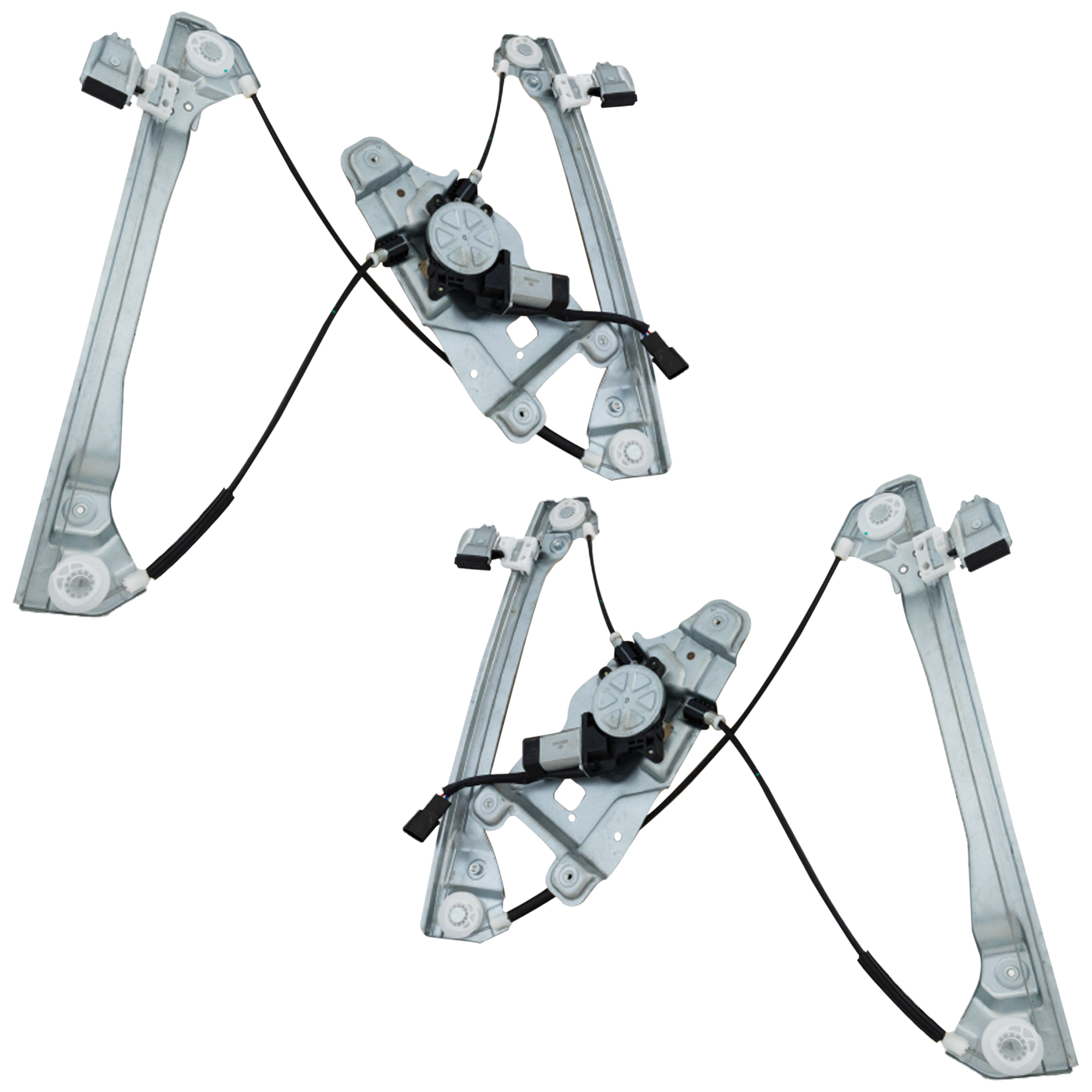 AM EQUINOX TERRAIN 10-11 FRONT WINDOW REGULATOR RH AND LH Power w Motor SKU SET RC46290045 OEM 20838929-20942198-22803200-259