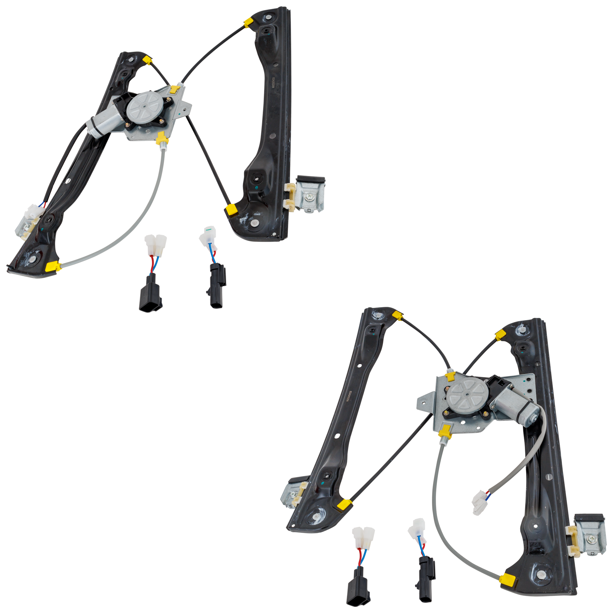 AM CRUZE 12-15 CRUZ LIMITED 16-16 FRONT WINDOW REGULATOR RH AND LH Power w Motor 2 Pin Connector From 4-26-12 SKU SET RC46290047 Partslink GM1351227 GM1350227 OEM 95382557-95265281-95382557A01
