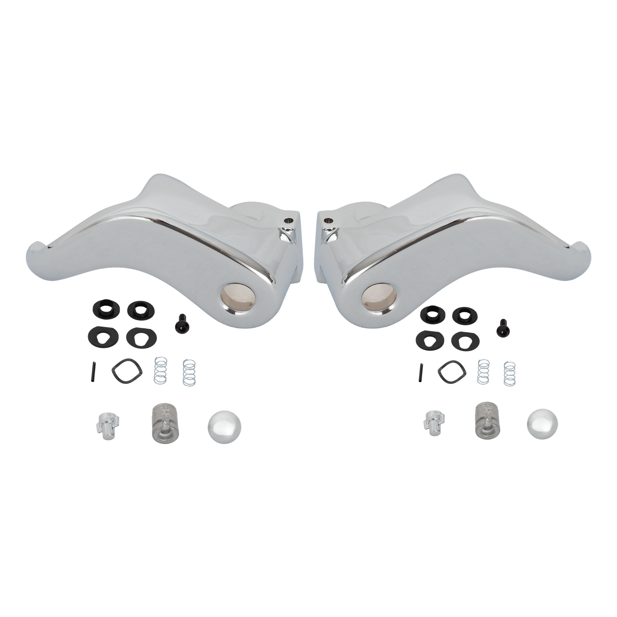 AM BLAZER JIMMY SUBURBAN 71-91 FRONT WINDOW HANDLE RH AND LH Vent Handle Kit Chrome SKU SET RC46320003 OEM 15617125-15617126