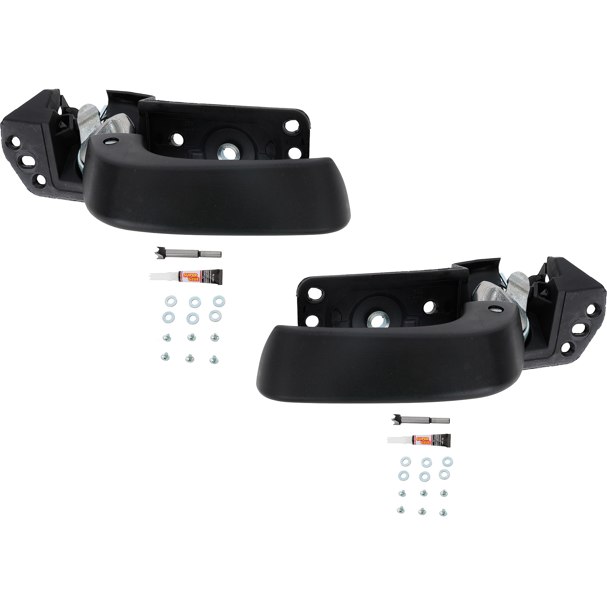AM SILVERADO SIERRA 1500-07-13-2500 HD 3500 HD 07-10 INSIDE DOOR TRIM PANEL RH AND LH Power Locks Textured Black SKU SET RC46710003 OEM 20833604-20833602