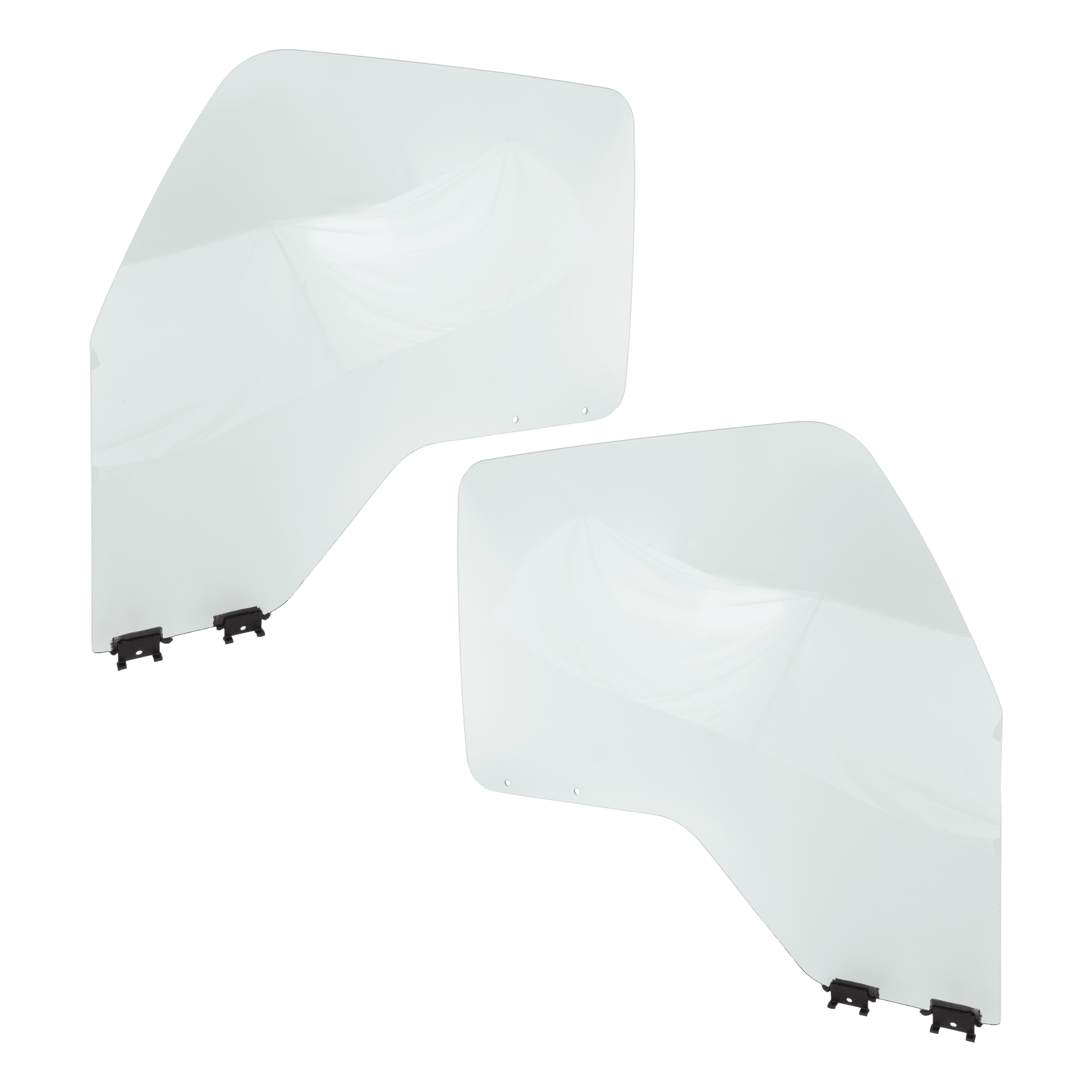 AM CHEVROLET W SERIES TILTMASTER GMC W SERIES FORWARD 95-07 FRONT DOOR GLASS RH AND LH Greet Tint w Clip SKU SET RC48010003 OEM 8978674171-8978674181