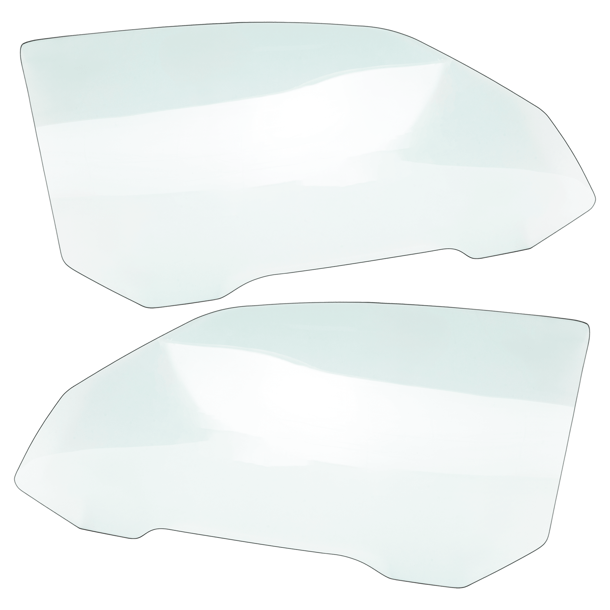 AM CHEVROLET CORVETTE 05-13 FRONT DOOR GLASS RH AND LH Green Tint SKU SET RC48010025 OEM 1-527-057-615-270-570