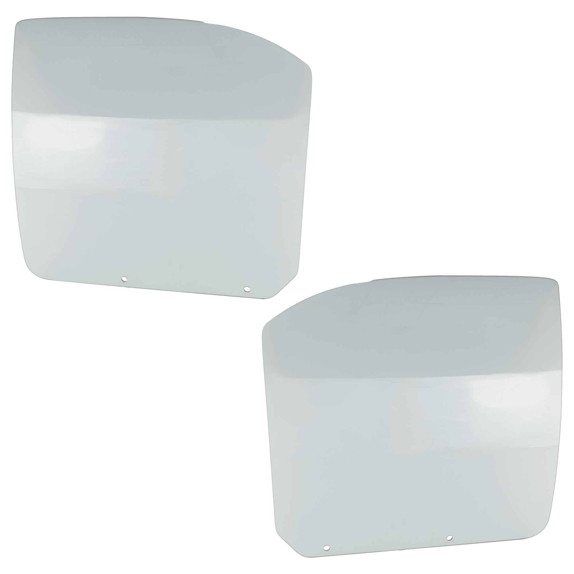 AM CHEVROLET CAVALIER PONTIAC SUNFIRE 95-05 REAR DOOR GLASS RH AND LH Green Tint Sedan SKU SET RC48130003 OEM 22606970-22606971