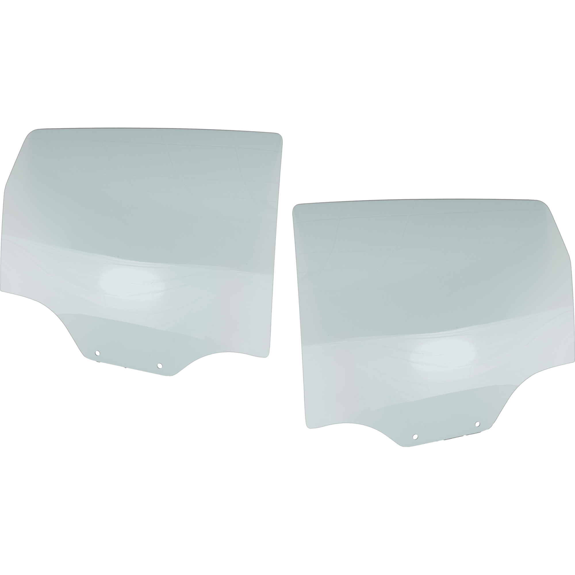 AM CHEVROLET AVEO 04-08 REAR DOOR GLASS RH AND LH Green Tint SKU SET RC48130007 OEM 96541683-96541684