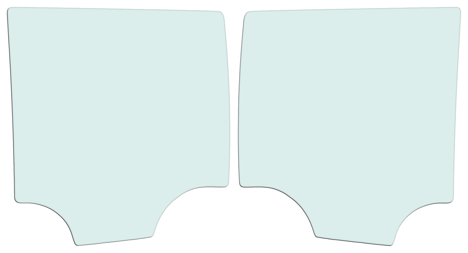 AM SUBURBAN YUKON XL 15-20 REAR DOOR GLASS RH AND LH Green Tint w Solar SKU SET RC48130053 OEM 20979100-84321995-20979101-843