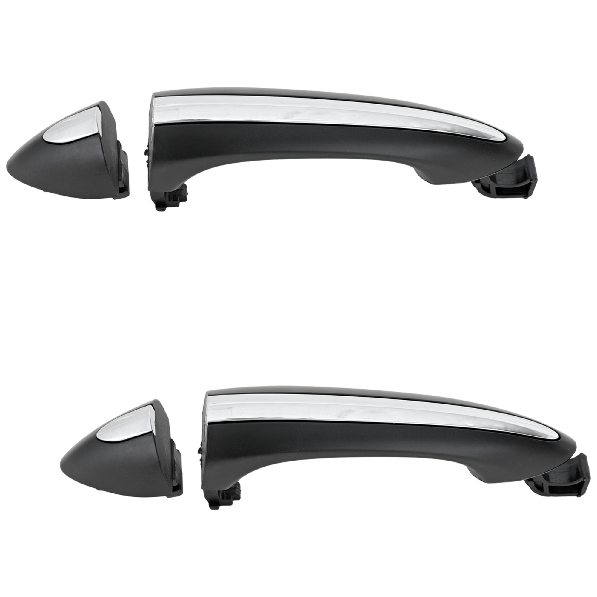 AM CRUZE 16-19 TRAILBLAZER 21-22 REAR EXTERIOR DOOR HANDLE RH AND LH Primed w o Keyhole w Chrome Trim w o Smart Key Sedan SKU SET RC49150011 OEM 23230540