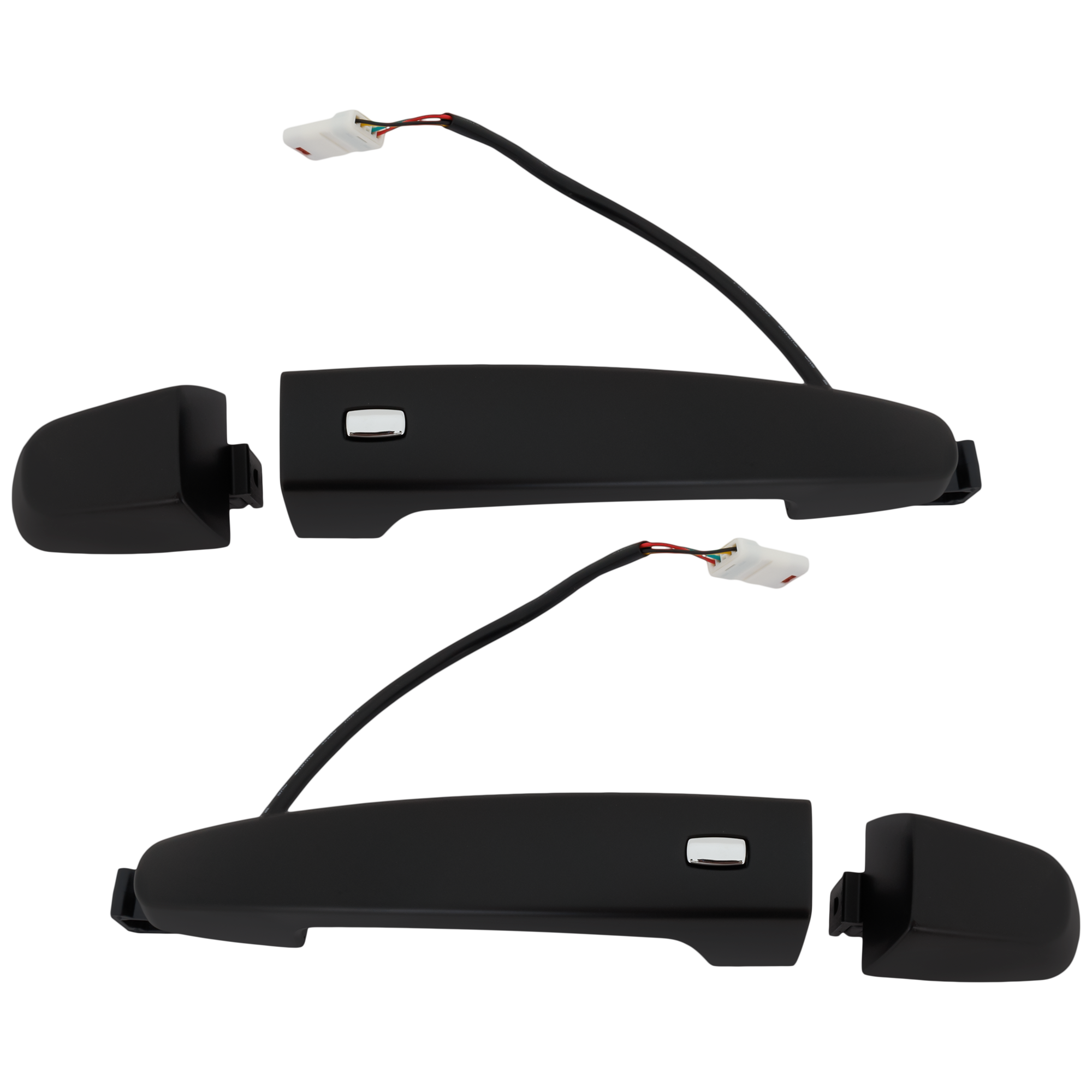 AM MALIBU 16-22 REAR EXTERIOR DOOR HANDLE RH AND LH Primed w Power Lock w Keyhole SKU SET RC49150019 OEM 13521804