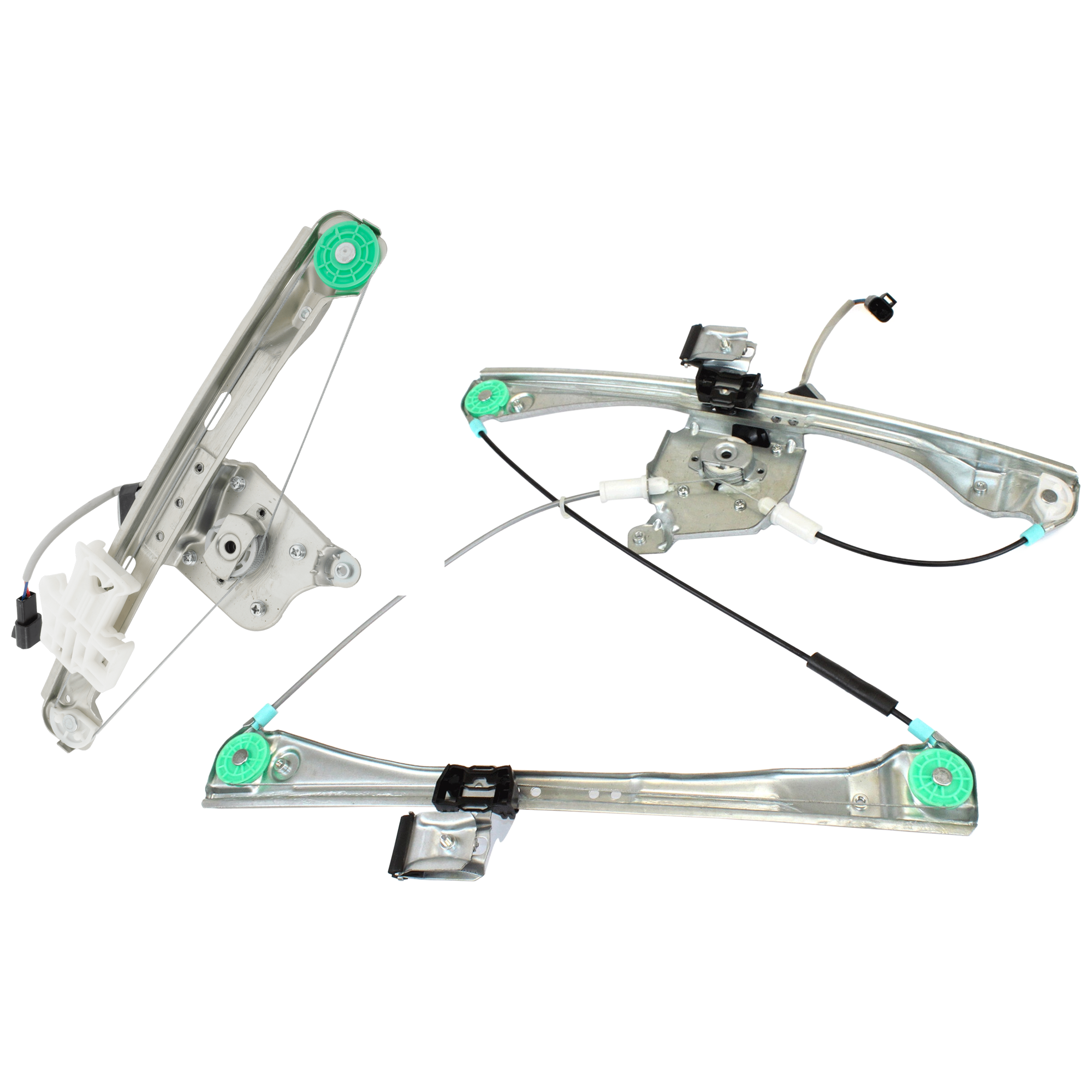 AM MALIBU 05-08 FRONT AND REAR WINDOW REGULATOR RH Power With Motor SKU SET RC49170005 A Partslink GM1351133 GM1551149 OEM 25797227-25802960