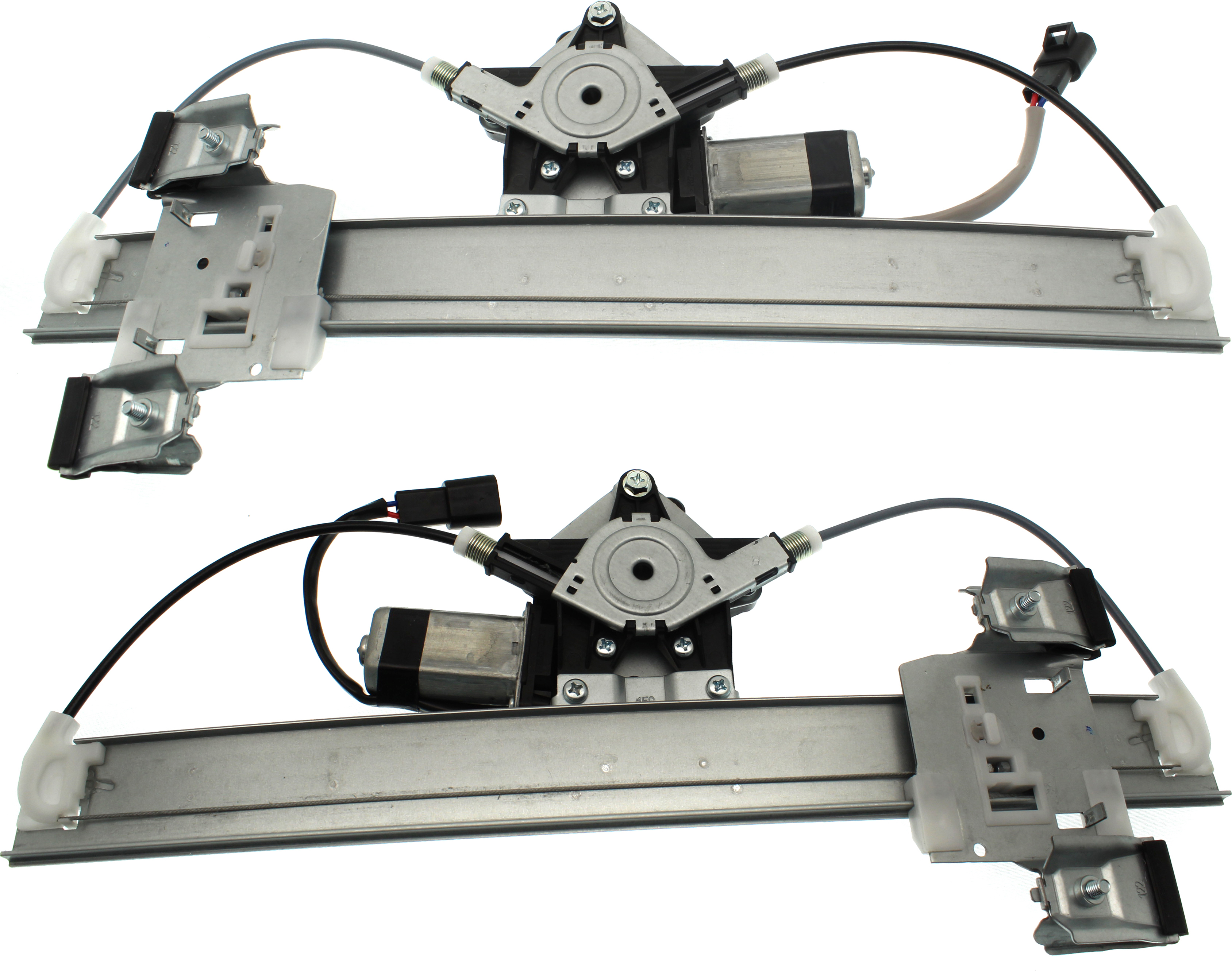 AM HHR 06-11 REAR WINDOW REGULATOR RH AND LH Power w Motor SKU SET RC49170007 Partslink GM1550161 GM1551161 OEM 22714333-22714334