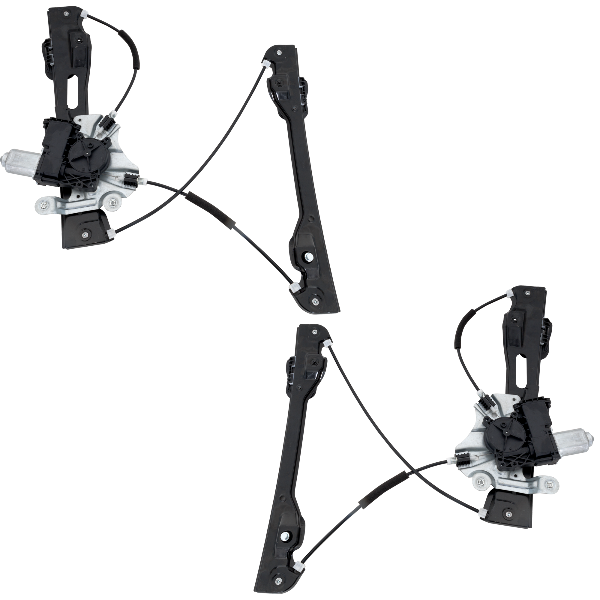 AM MALIBU 13-15 MALIBU LIMITED 16-16 FRONT WINDOW REGULATOR RH AND LH Power w Motor SKU SET RC49290001 Partslink GM1351230 GM1350230 OEM 22836735-22826511