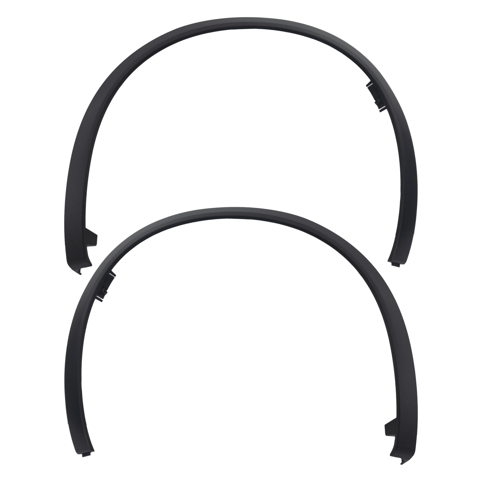 AM XT6-20-24 REAR WHEEL OPENING MOLDING RH AND LH Primed Plastic SKU SET RC55390007 Partslink GM1790124 GM1791124 OEM 84875024-84875035