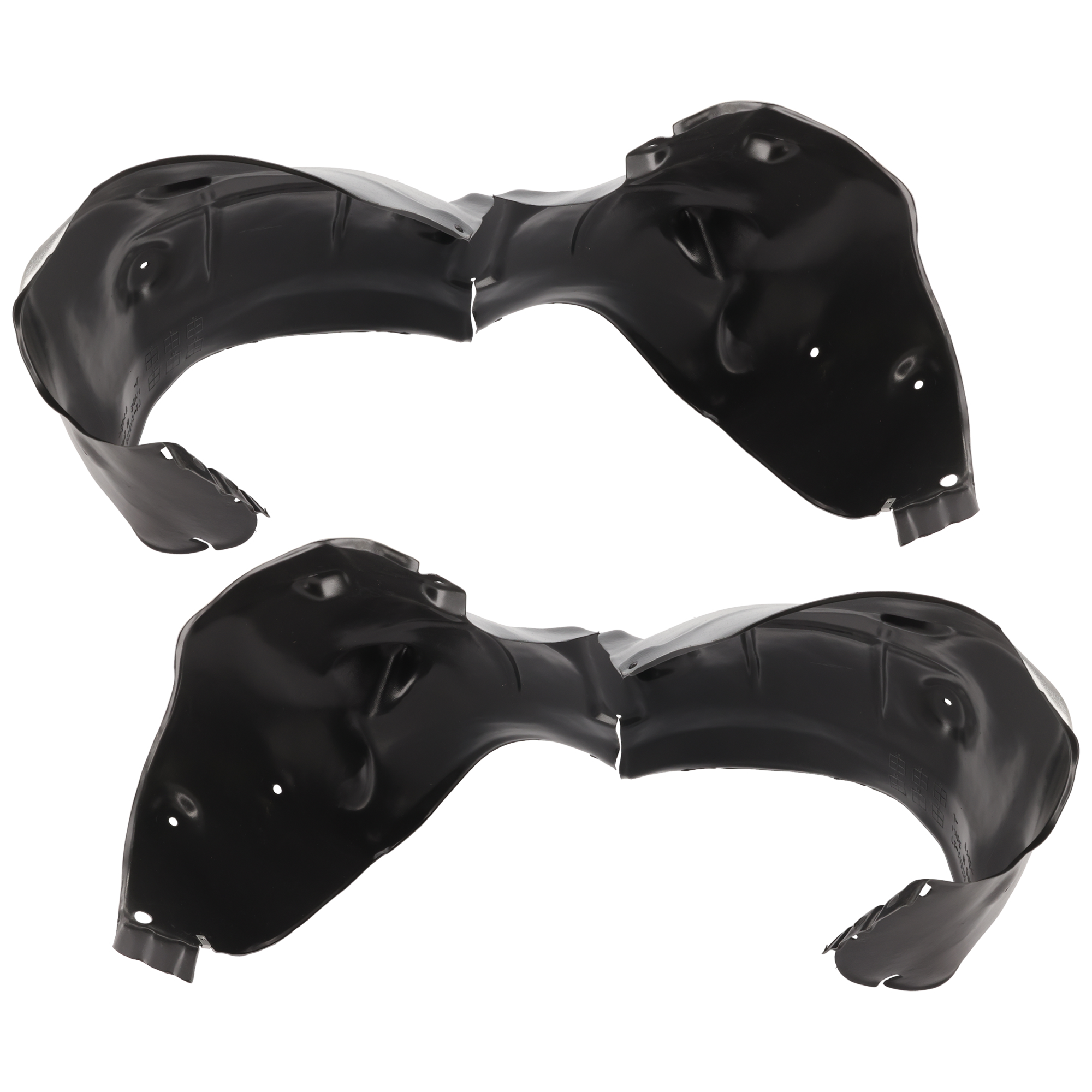 AM SILVERADO 1500-19-23 REAR FENDER LINER RH AND LH Wheelhouse Liner Polyethylene Vacuum Form Includes Silverado LTD 22-22 SKU SET RC55430017 Partslink GM1762113 GM1763113 OEM 84507680-84507681