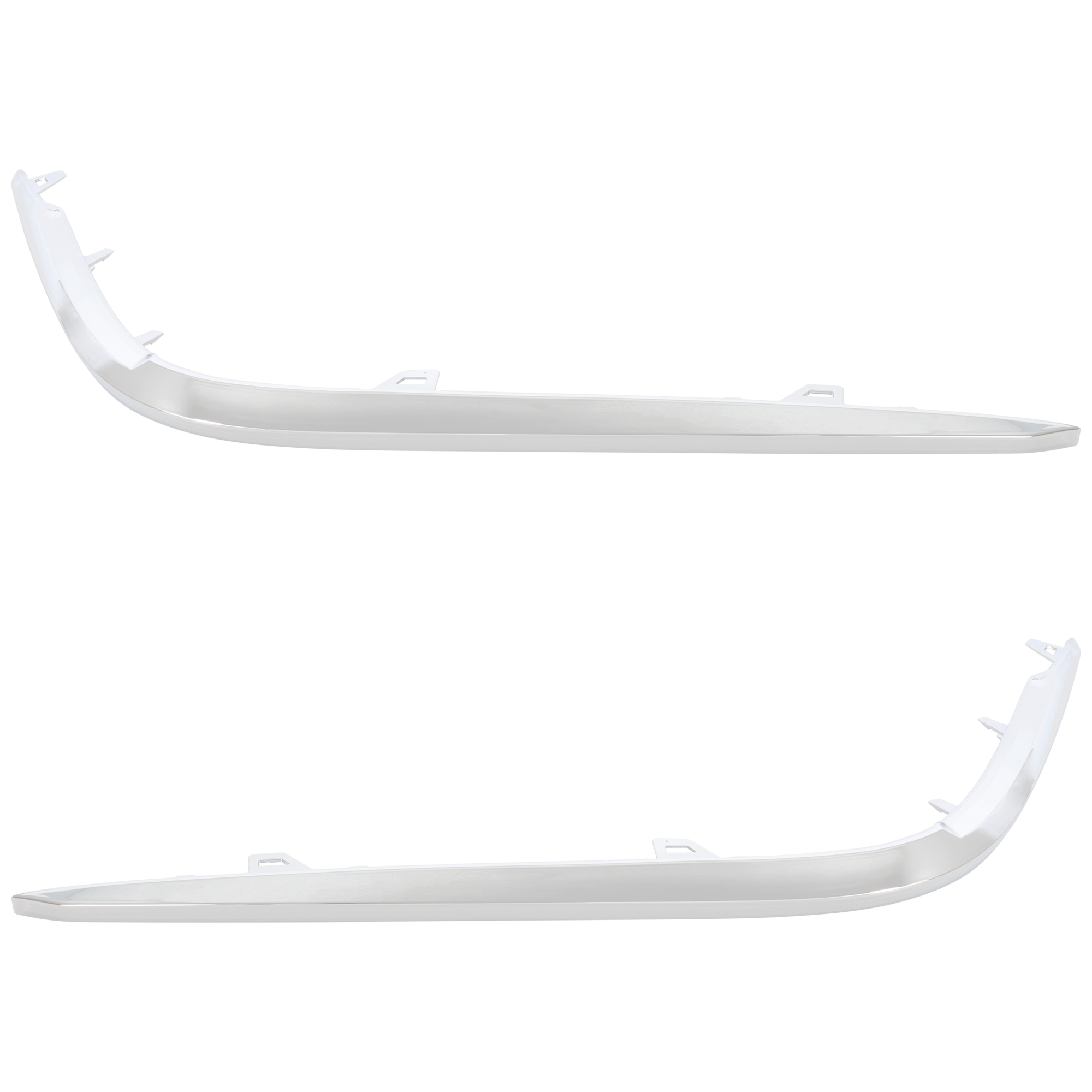 AM ESCALADE ESCALADE ESV 21-23 REAR BUMPER MOLDING RH AND LH Chrome Luxury Premium Luxury Premium Luxury Platinum Models SKU SET RC75350001 Partslink GM1146119 GM1147119 OEM 84712436-84712437