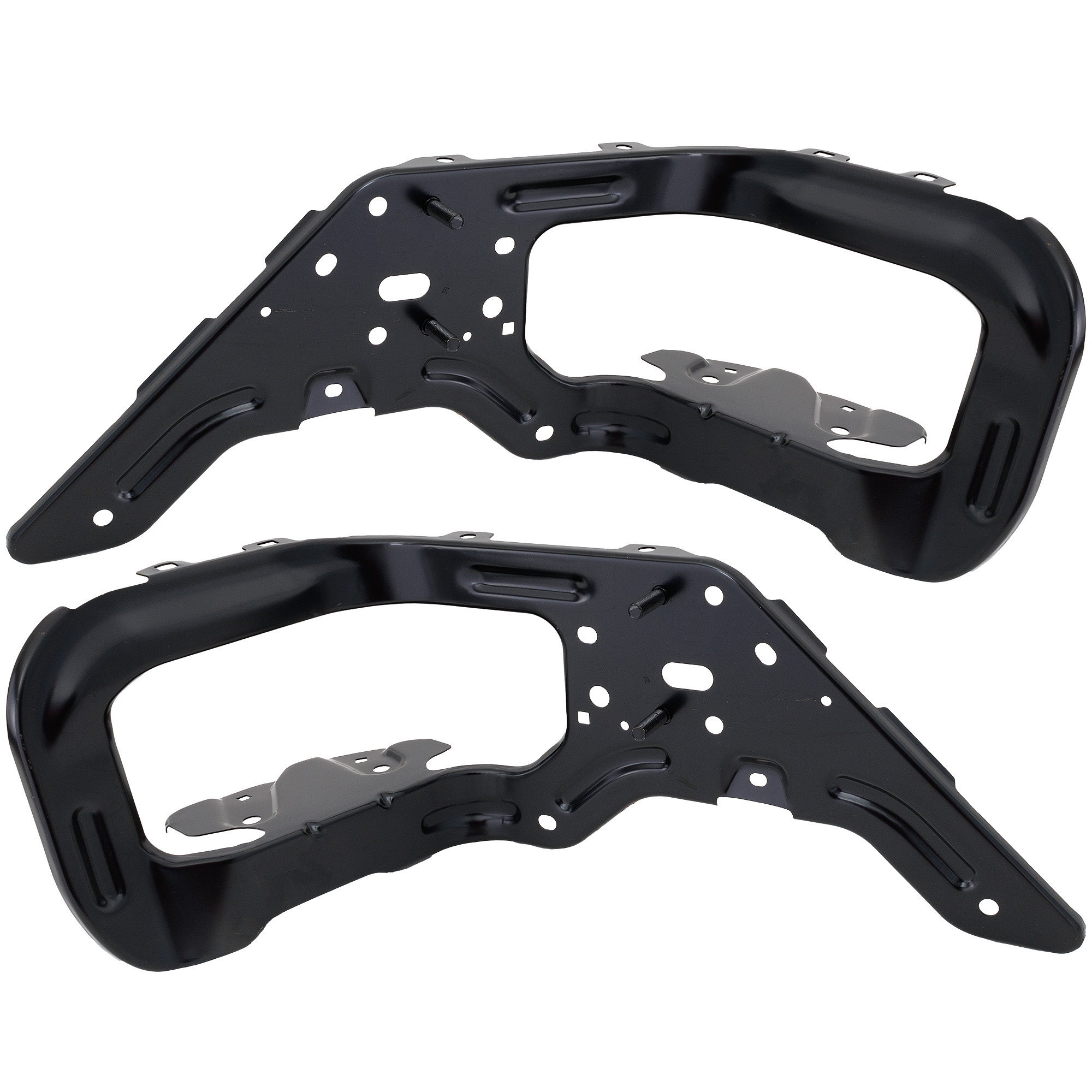 AM SILVERADO 1500 SIERRA 1500-19-23 REAR BUMPER BRACKET RH AND LH Steel CAPA SKU SET RC76260005Q Partslink GM1167132C GM1166132C OEM 85128850-84564763-85128851-845