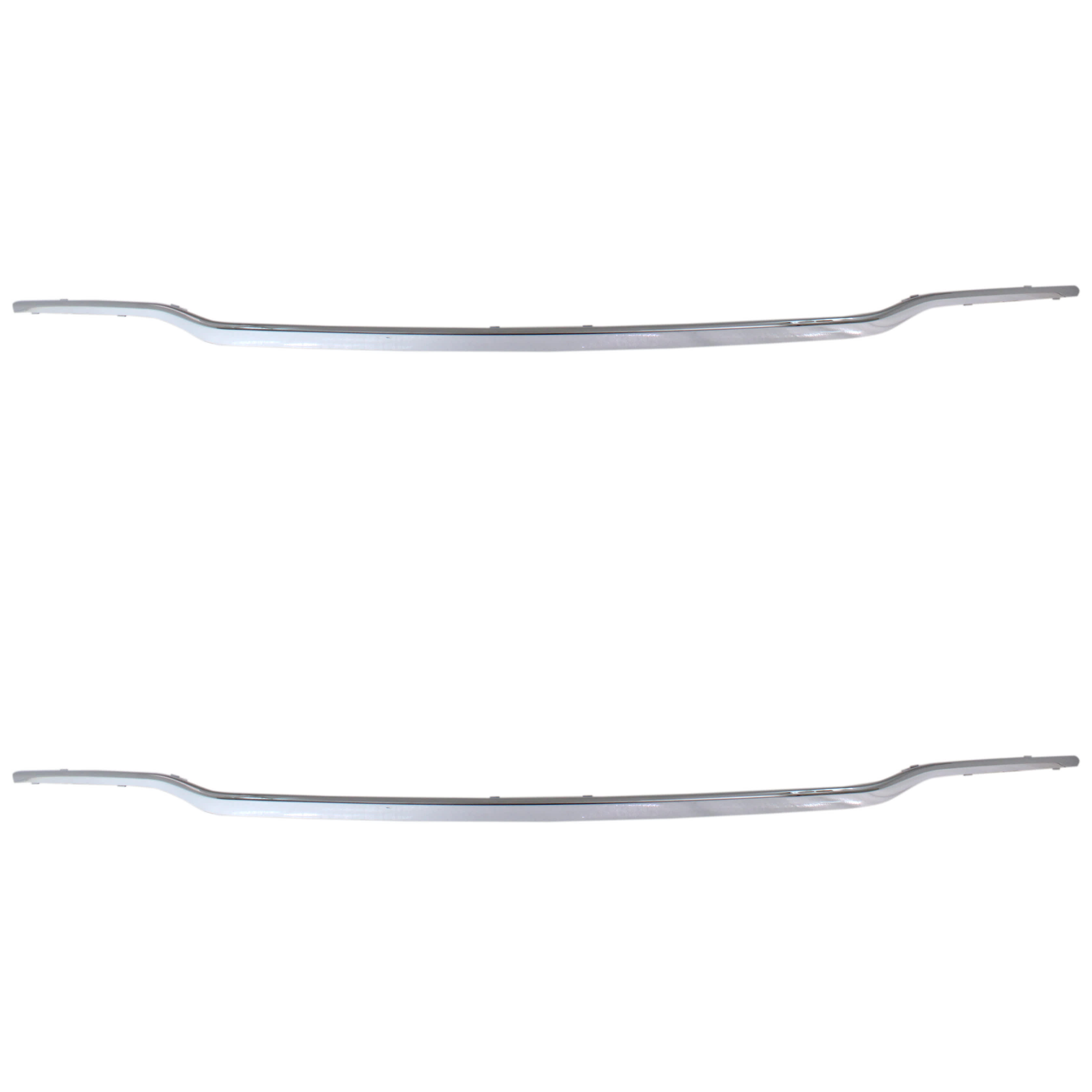 AM CHRYSLER 200-15-17 REAR BUMPER MOLDING RH AND LH Applique Chrome w o Exhuast Opening SKU SET RC76350001-2