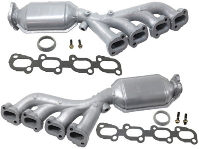 AM SRX 04-09 STS 05-10 CATALYTIC CONVERTER RH AND LH 8 Cyl. 4.6L Eng Cast Iron 1 Sensor Port SKU SET RC96030003