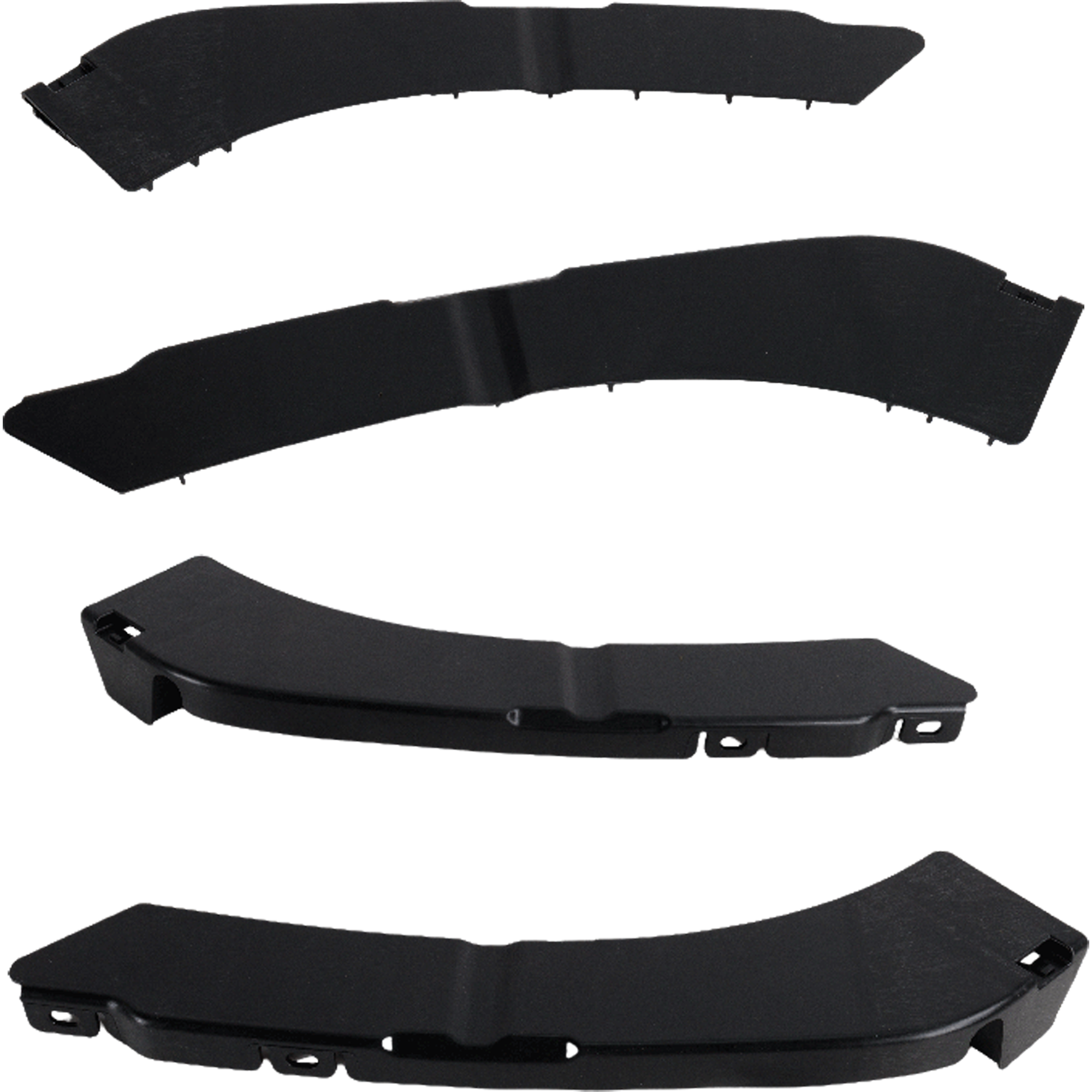 AM DODGE FULL SIZE P U 10-18 FRONT BUMPER BRACKET RH AND LH Upper Support Kit Plastic SKU SET RD01310017-2 Partslink CH1061116 OEM 68064330AA