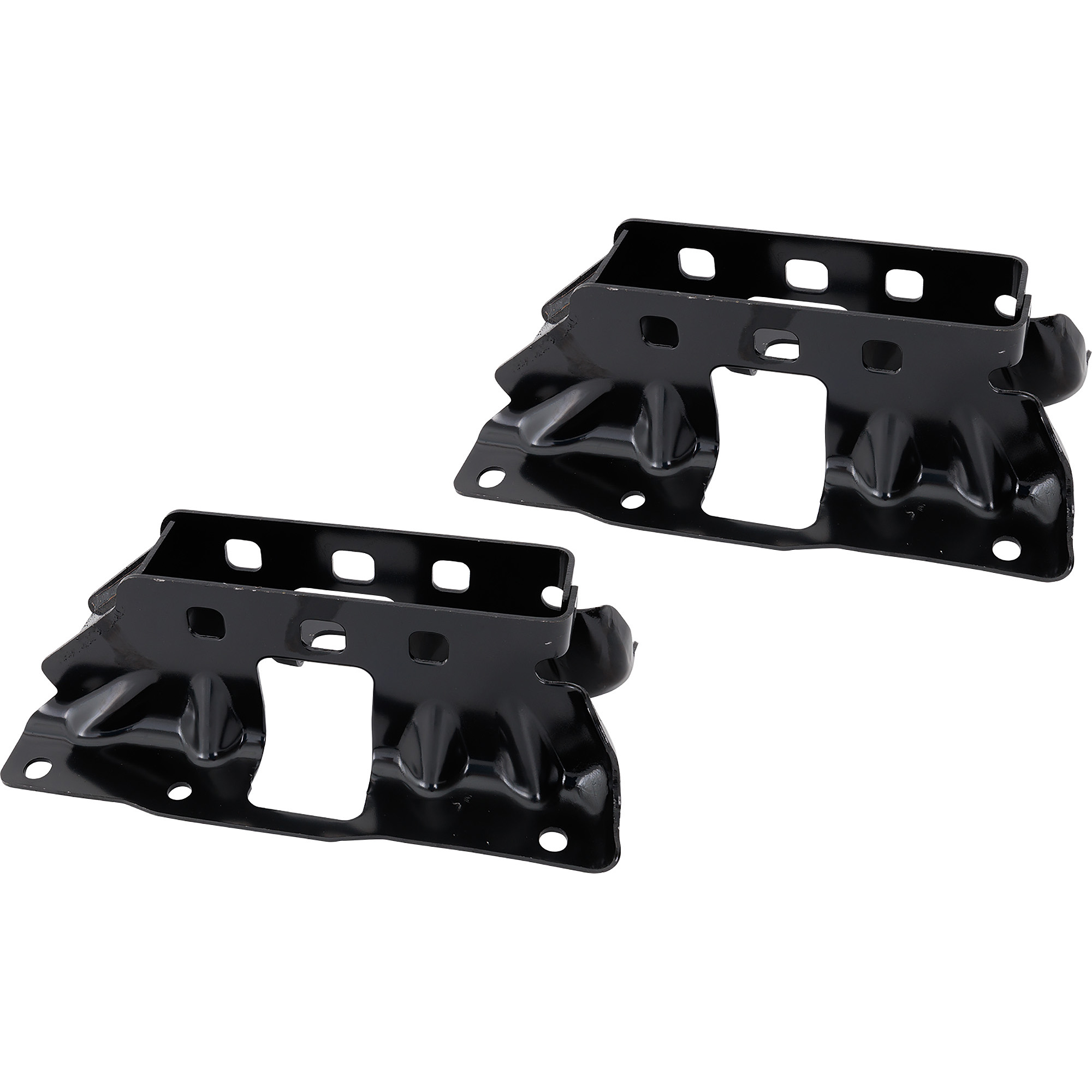 AM RAM 2500-3500-19-22 FROM BUMPER BRACKET RH AND LH High Strength Steel Black 19-21 Crew Mega Standard Cab SKU SET RD01310021-2 Partslink CH1066149 OEM 68462651AA 68568026AA
