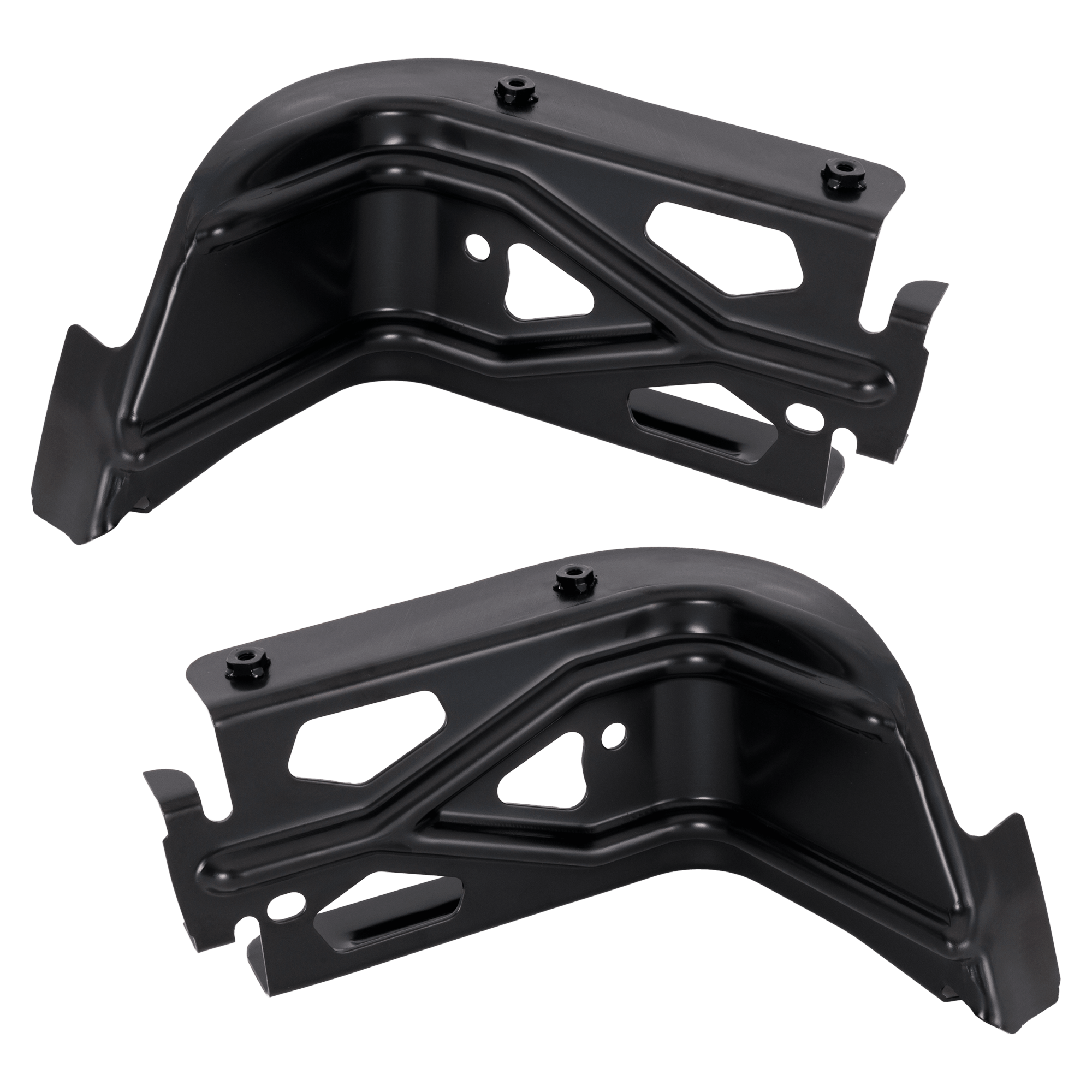 AM CHALLENGER 08-14 FRONT BUMPER BRACKET RH AND LH Extension Bracket SKU SET RD01310037 Partslink CH1062108 CH1063108 OEM 68032706AA 68032707AA
