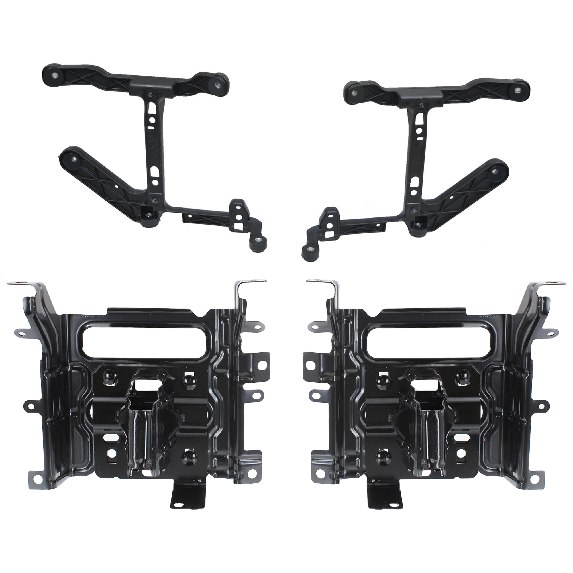AM RAM 1500-13-18 FRONT BUMPER BRACKET RH AND LH SKU SET RD01370004 C Partslink CH1061104 CH1061108 OEM 68232454AA 68232485AA
