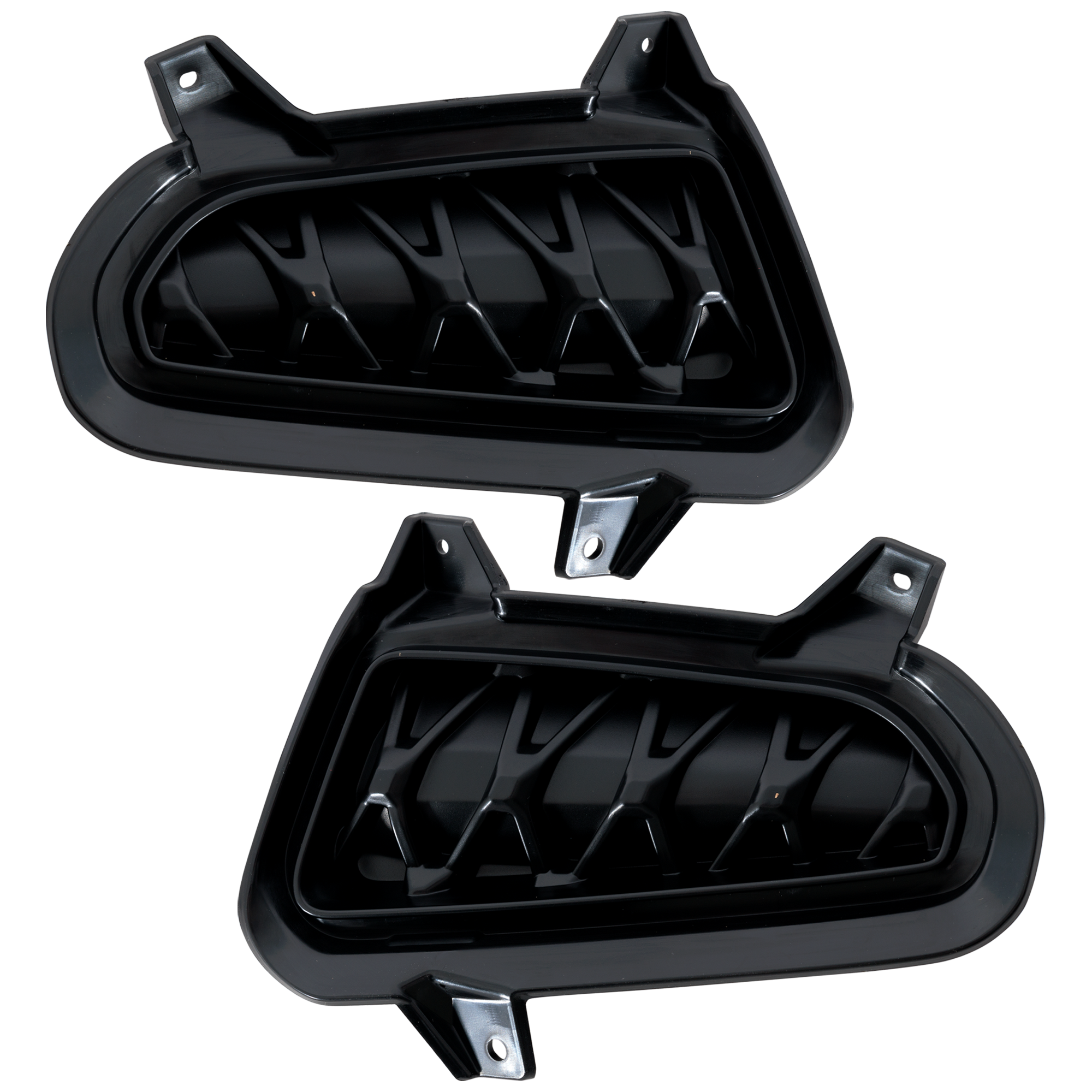 AM DURANGO 21-24 FRONT BUMPER GRILLE RH AND LH Textured Black SKU SET RD01530019 Partslink CH1038218 CH1039218 OEM 6UZ32RXFAA 6UZ33RXFAA