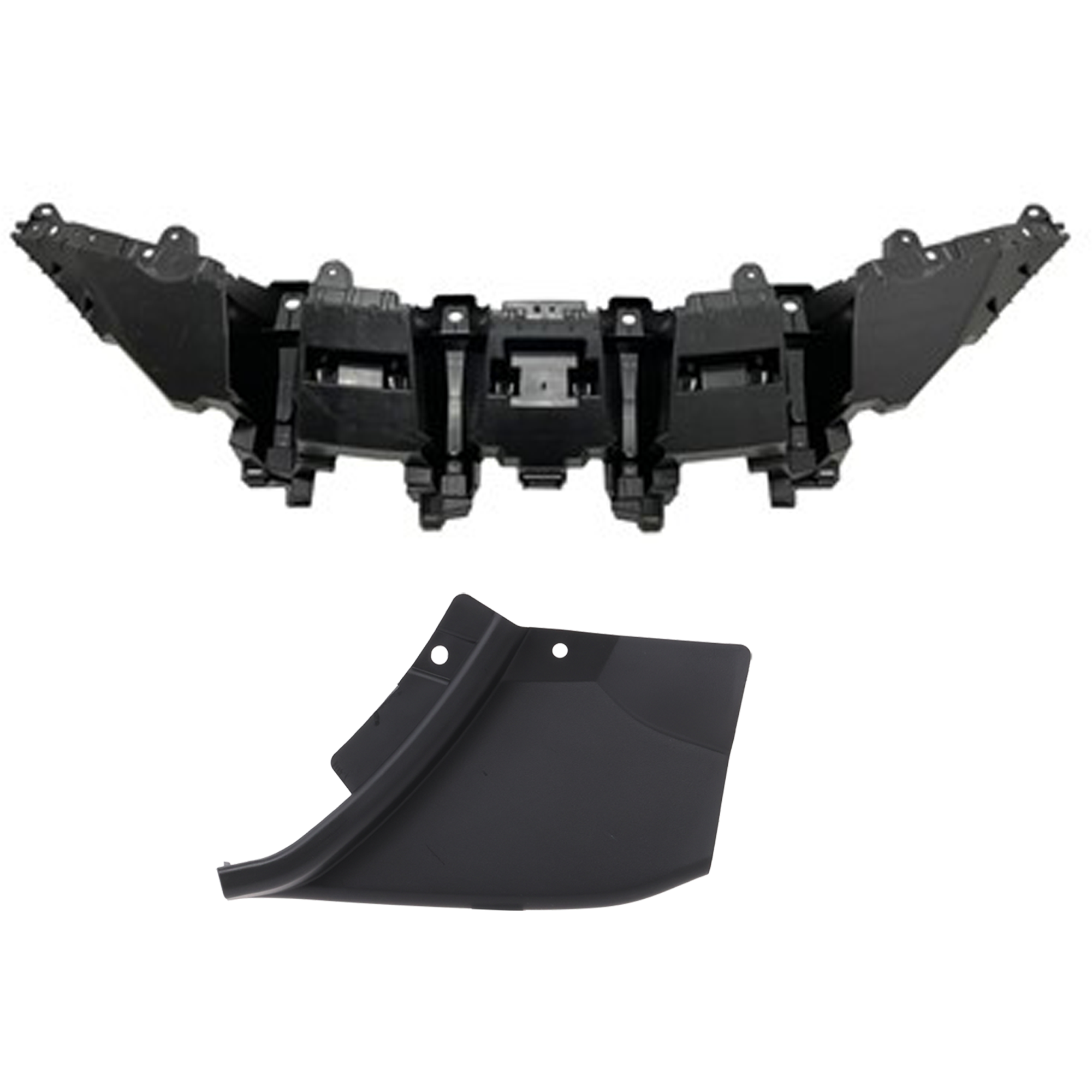 AM CHALLENGER 18-23 FRONT LOWER VALANCE RH AND LH Textured Black w o Fog Light SKU SET RD01750027 Partslink CH1046135 CH1047135 OEM 68319256AA 68319257AA