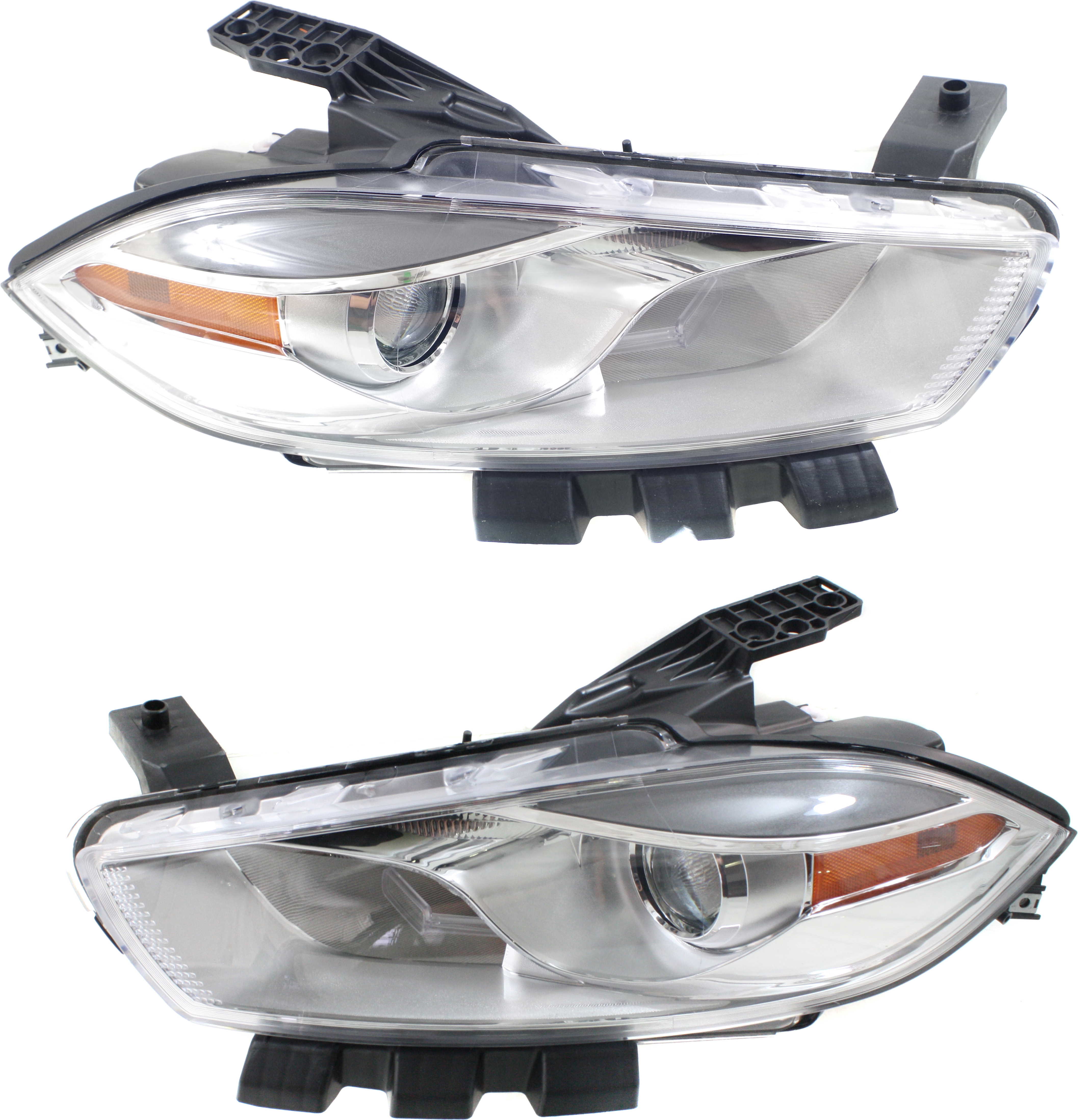 AM DART 16-16 HEAD LAMP RH AND LH Assembly Halogen SKU SET RD10010005 OEM 68292802AA PFM 68292803AA PFM
