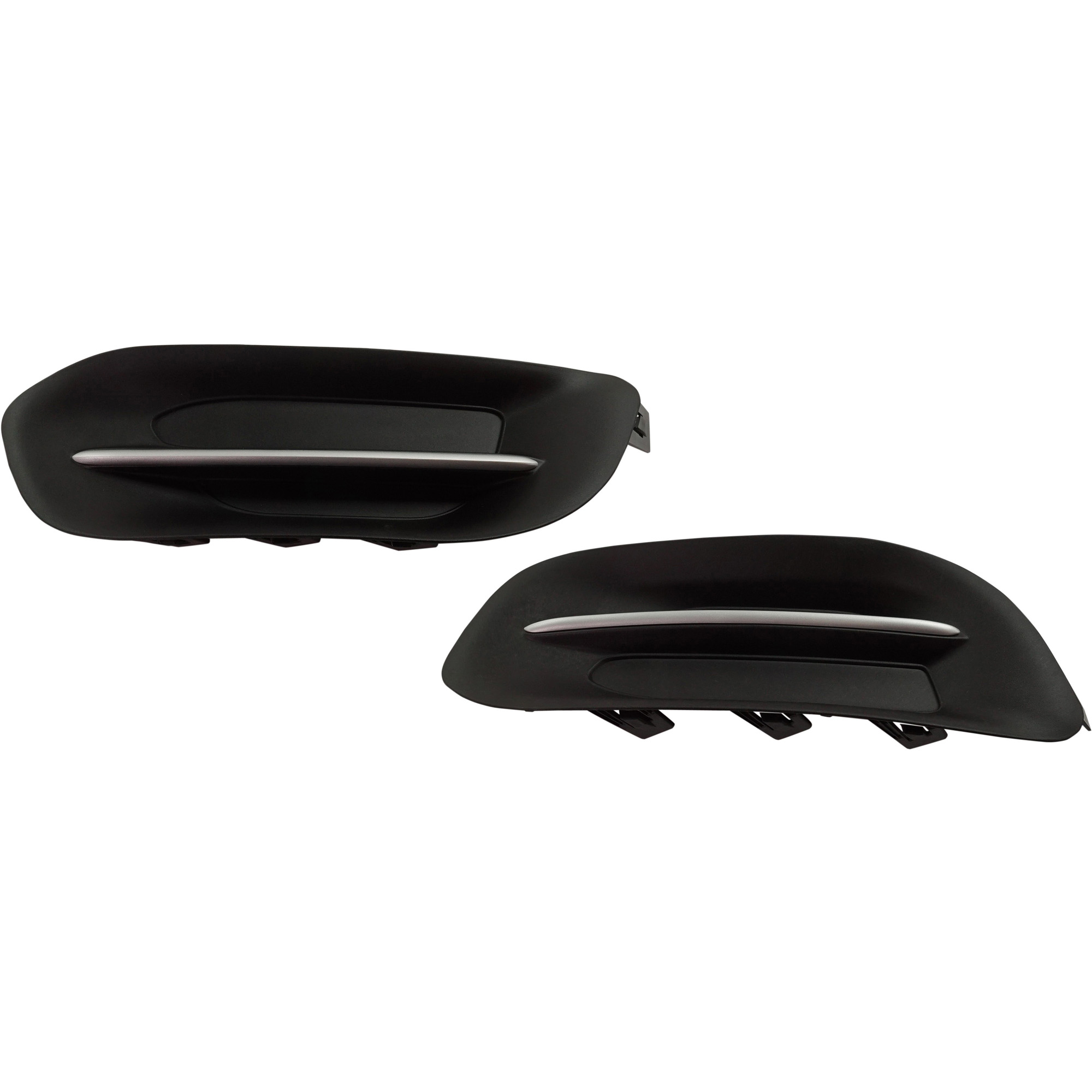 AM DART 15-16 FRONT FOG LAMP COVER RH AND LH Textured Black SKU SET RD10790003 Partslink CH1039201 CH1038201 OEM 68242100AA 68242101AA