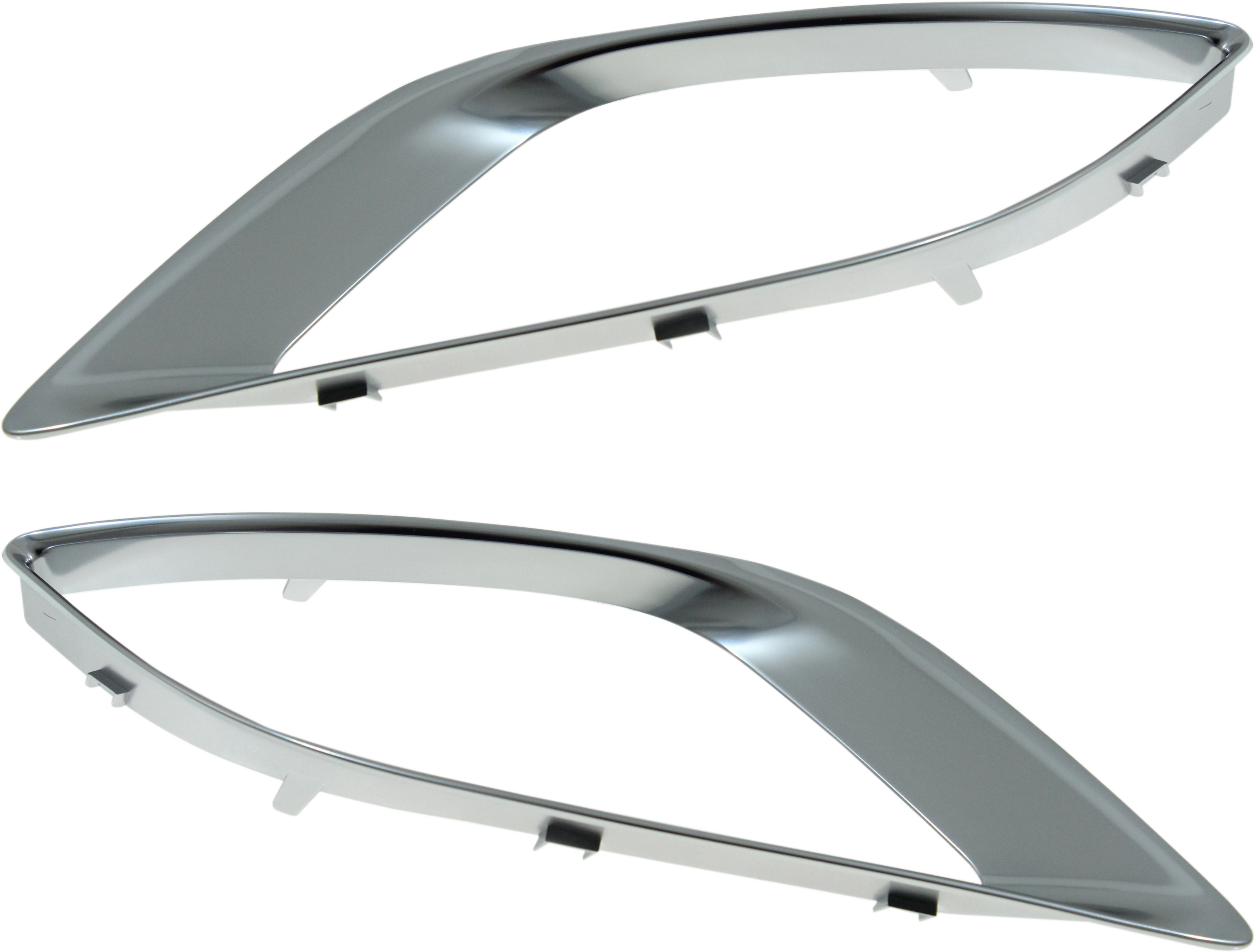 AM DURANGO 14-20 FRONT FOG LAMP MOLDING RH AND LH Silver Fog Light Bezel SKU SET RD10820001 Partslink CH1038182 CH1039182 OEM 6CH63SZ7AA 6CH62SZ7AA
