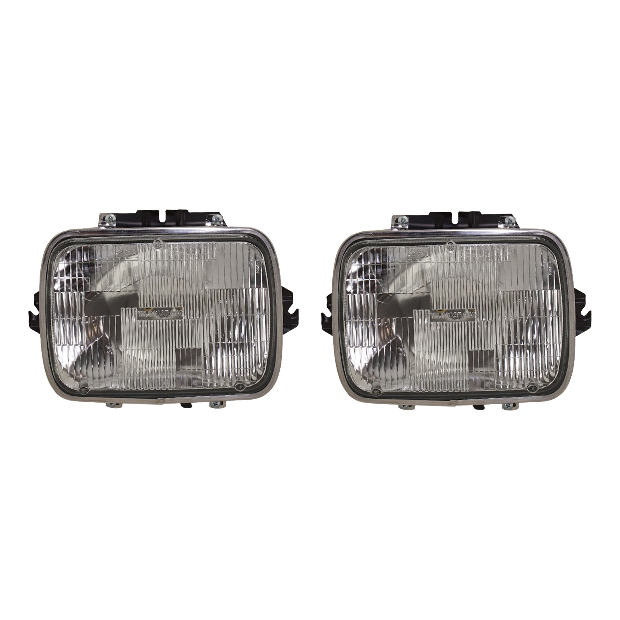 AM D150-78-93 CHEROKEE 84-01 SEALED BEAM RH AND LH Assembly Halogen SKU SET RD10850002 Partslink CH2500115 OEM 5201204 L00H6054-5201334