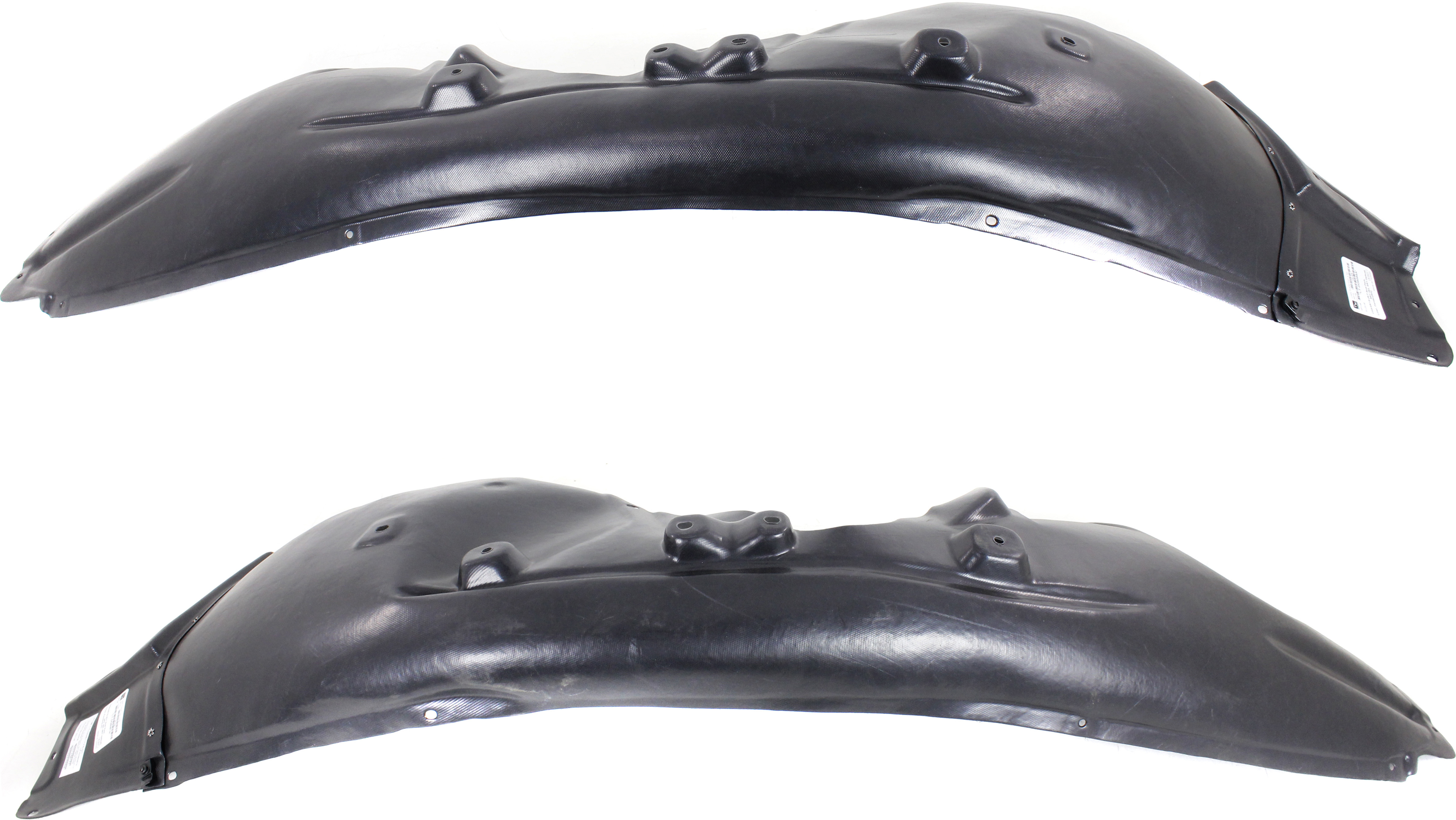 AM CHARGER 15-23 FRONT FENDER LINER RH AND LH Daytona Daytona 392 R T 392 SRT 392 R T Scat Pack SRT Hellcat w o Wide Body Option Models SKU SET RD22210003 Partslink CH1249177 CH1248177 OEM 68477156AB 68477156AA 68477157