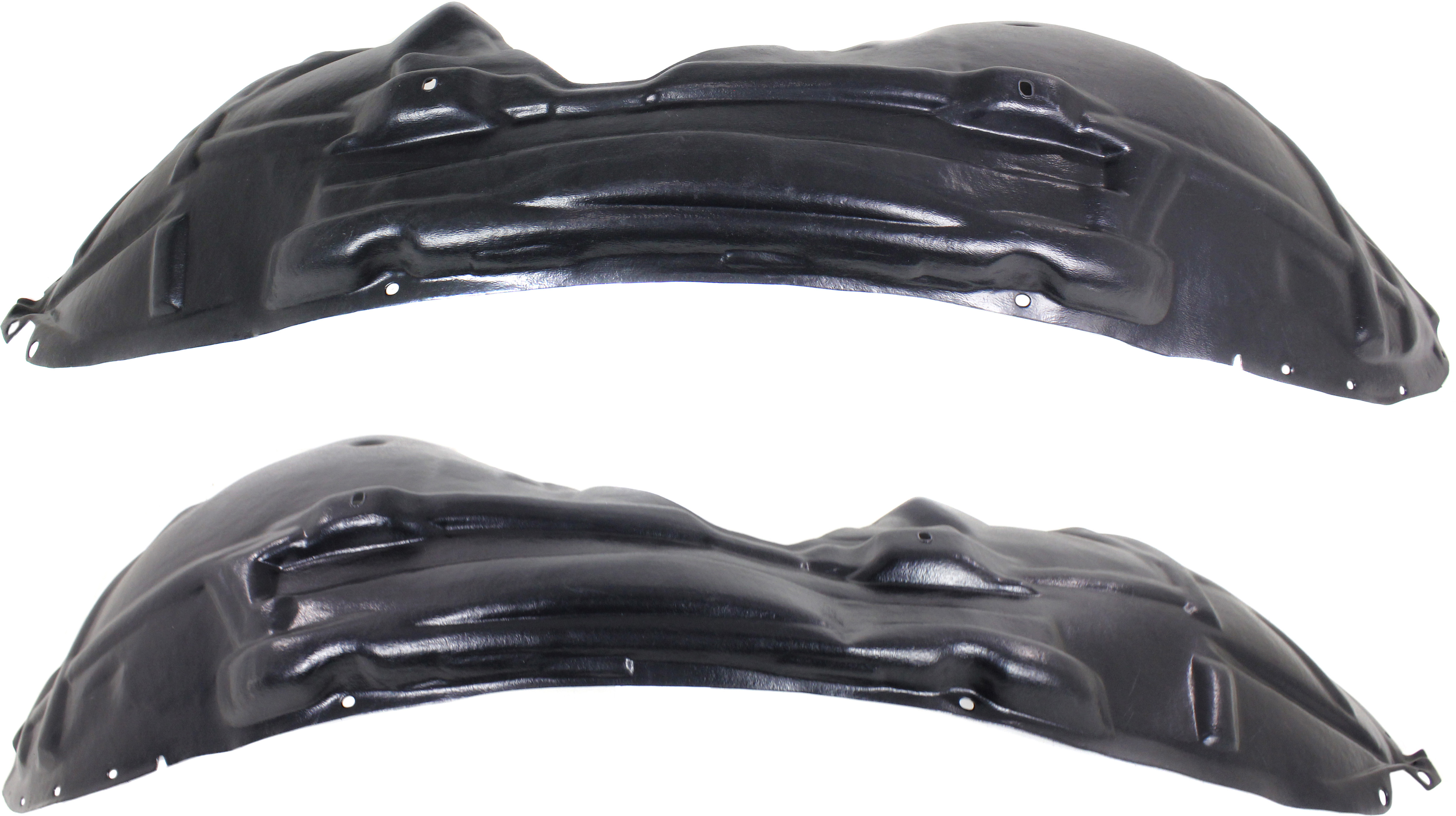 AM CHALLENGER 15-23 FRONT FENDER LINER RH AND LH 392 Hemi Scat Pack Shaker R T Scat Pack w o Wide Body Option SRT 392 T A 392 Models Plastic Vacuum Form SKU SET RD22210005 Partslink CH1249173 CH1248173 OEM 68259092AF 68259093AF