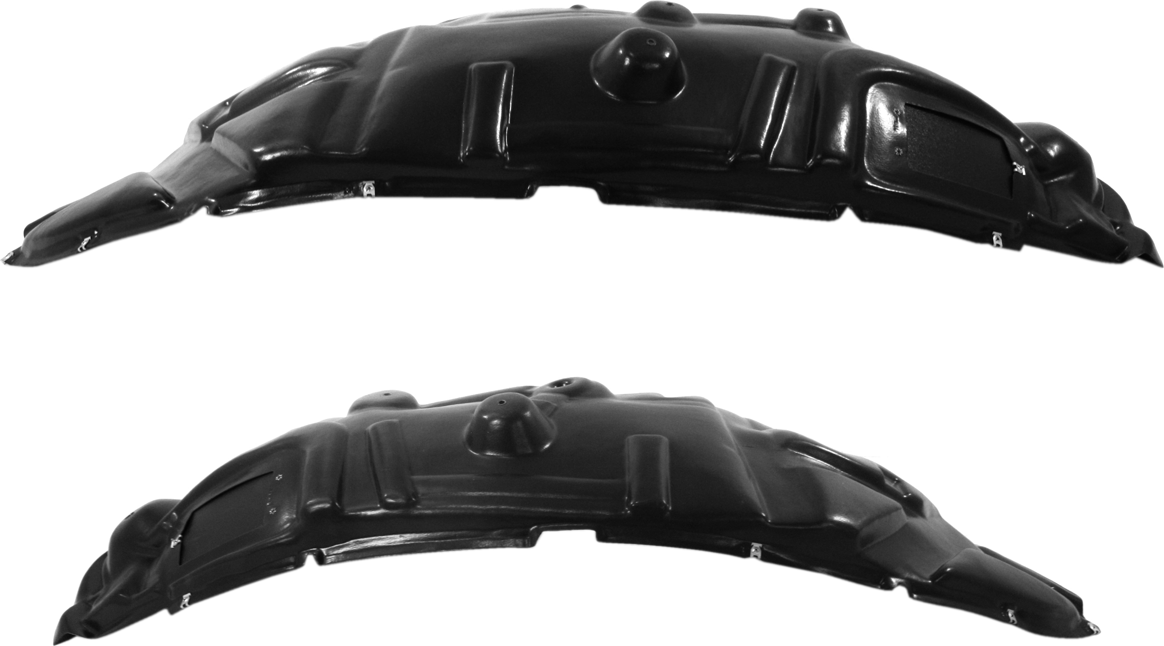 AM RAM 1500-13-18 FRONT FENDER LINER RH AND LH Rear Section Premium Type Type 1 w Aluminum Includes 19-23-1500 Classic SKU SET RD22210007 Partslink CH1249179 CH1248179 OEM 55112806AA 55112807AA