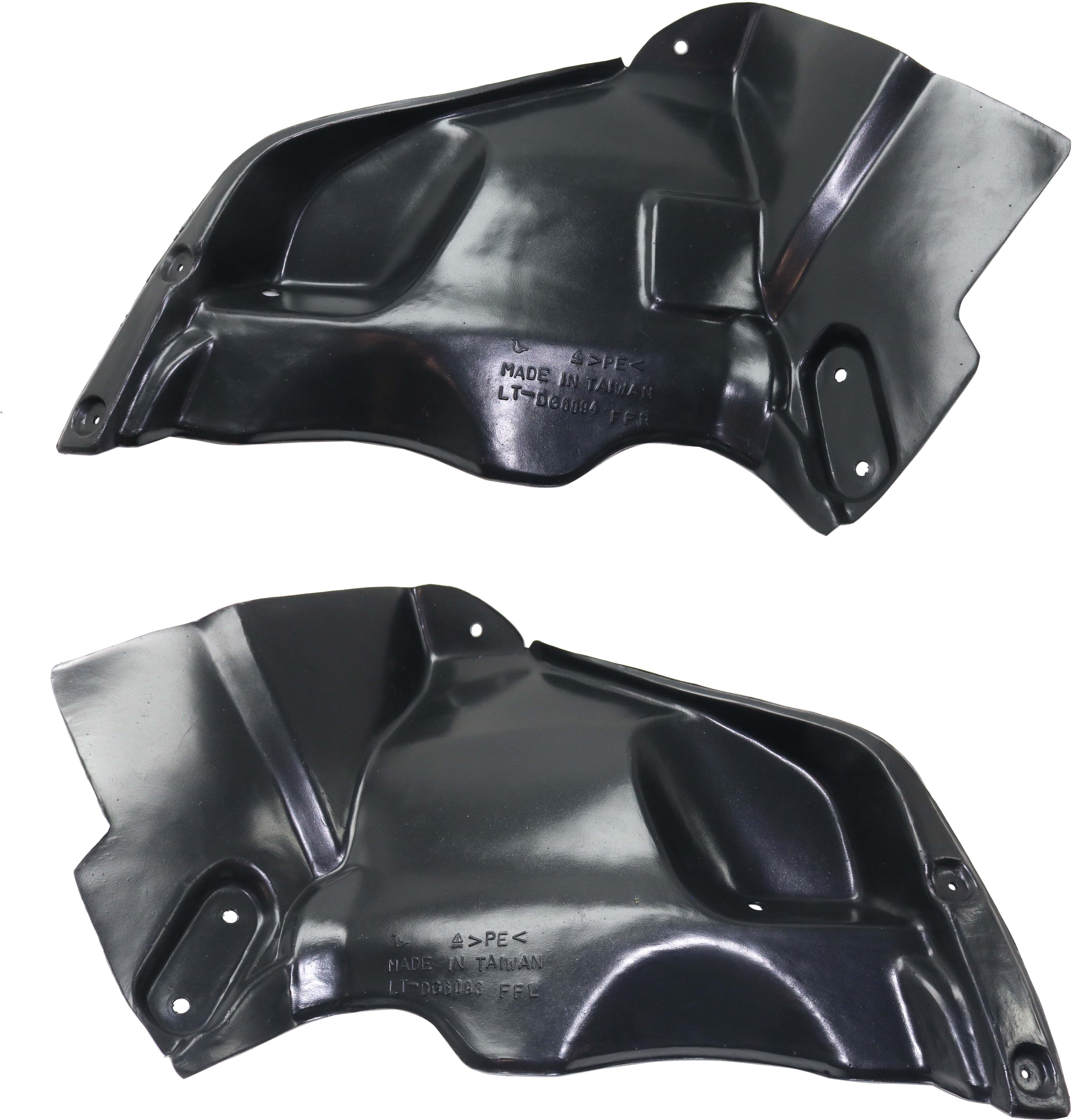 AM RAM 1500 P U 15-22 FRONT FENDER LINER RH AND LH Front Section Includes 19-22-1500 Classic SKU SET RD22210015 Partslink CH1248192 CH1249192 OEM 68251640AB 68251641AB