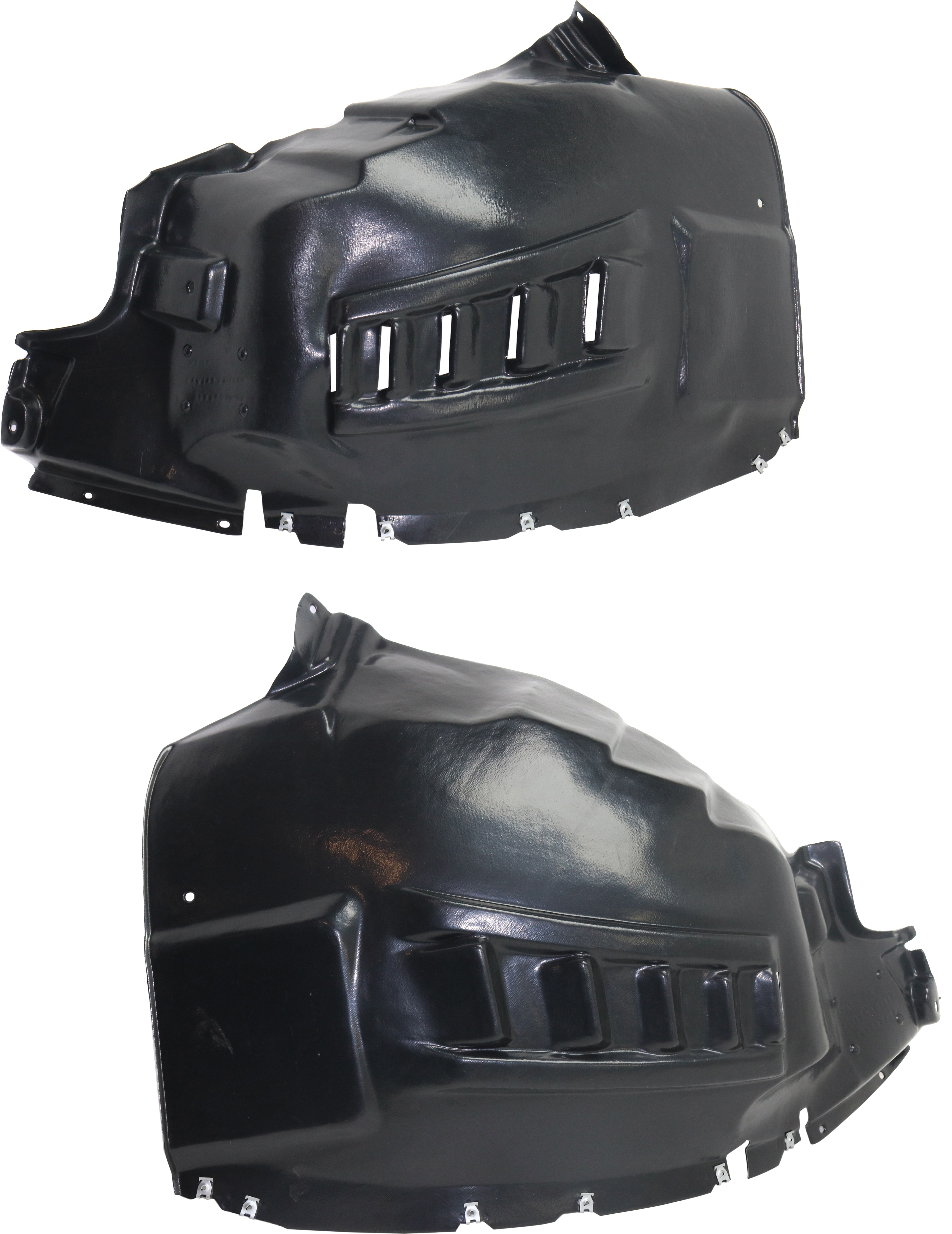 AM PROMASTER VAN 14-24 FRONT FENDER LINER RH AND LH w o Fog Light Holes Vacuum Form SKU SET RD22210019 Partslink CH1249196 CH1248196 OEM 68193712AC PFM 68193713AC PFM