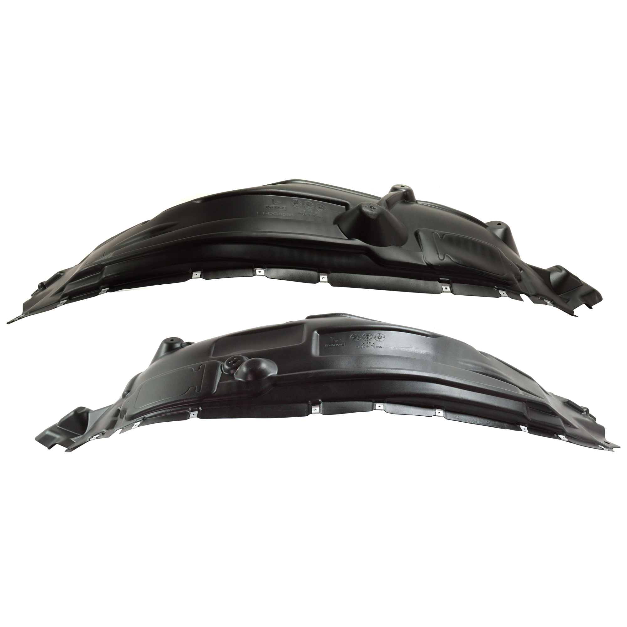 AM RAM 1500-19-22 FRONT FENDER LINER RH AND LH Rear Section w Wheel Opening Moulding 3.0L 5.7L Eng SKU SET RD22210029 Partslink CH1248205 CH1249205 OEM 68275900AE 68275901AE