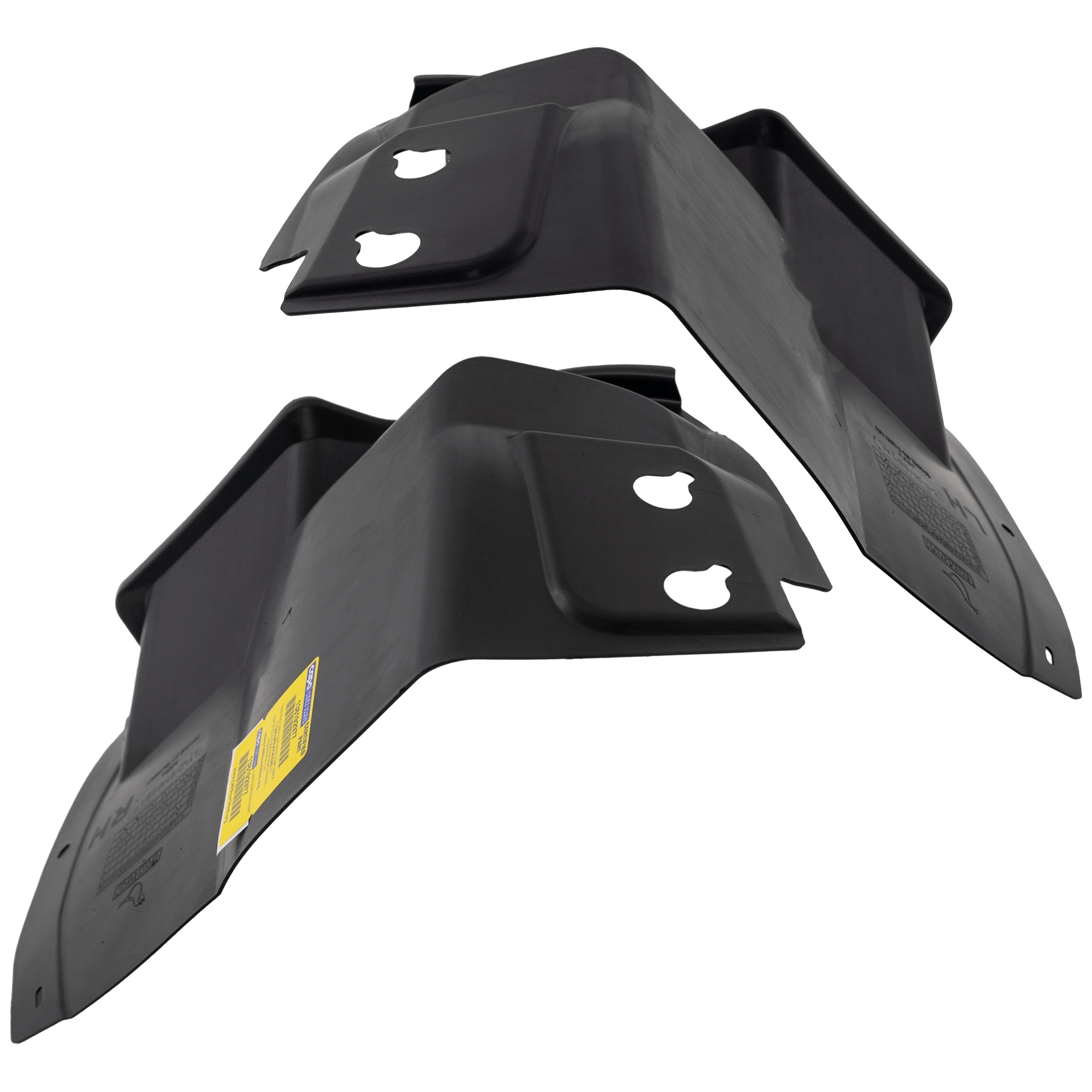 AM RAM 1500-19-24 FRONT FENDER LINER RH AND LH Front Section w o Wheel Opening Molding Plastic Injection Form CAPA SKU SET RD22210031Q Partslink CH1248206C CH1249206C OEM 68275906AB 68275907AB