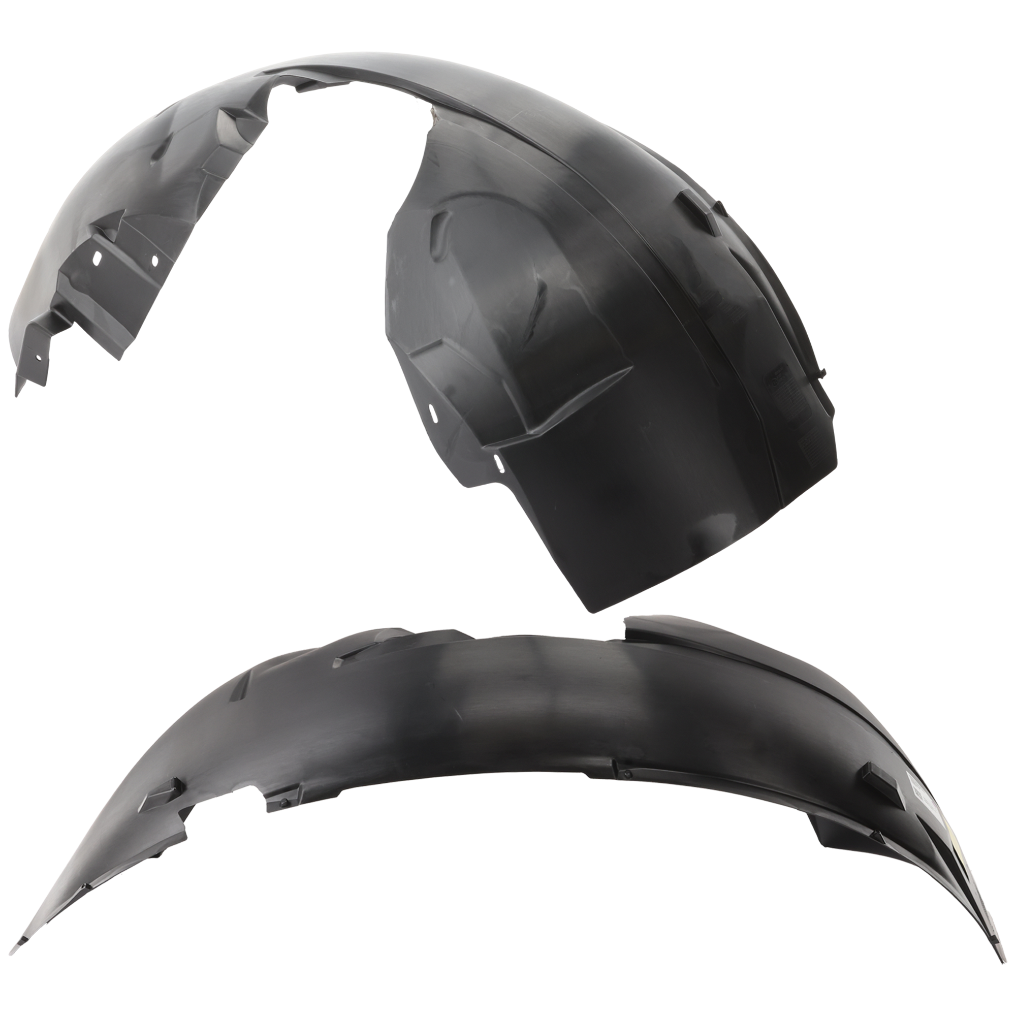 AM GRAND CARAVAN 08-20 TOWN AND COUNTRY 08-16 FRONT FENDER LINER RH AND LH Plastic Injection Form CAPA SKU SET RD22210047Q Partslink CH1248147C CH1249147C OEM 5113094AD 5113095AC