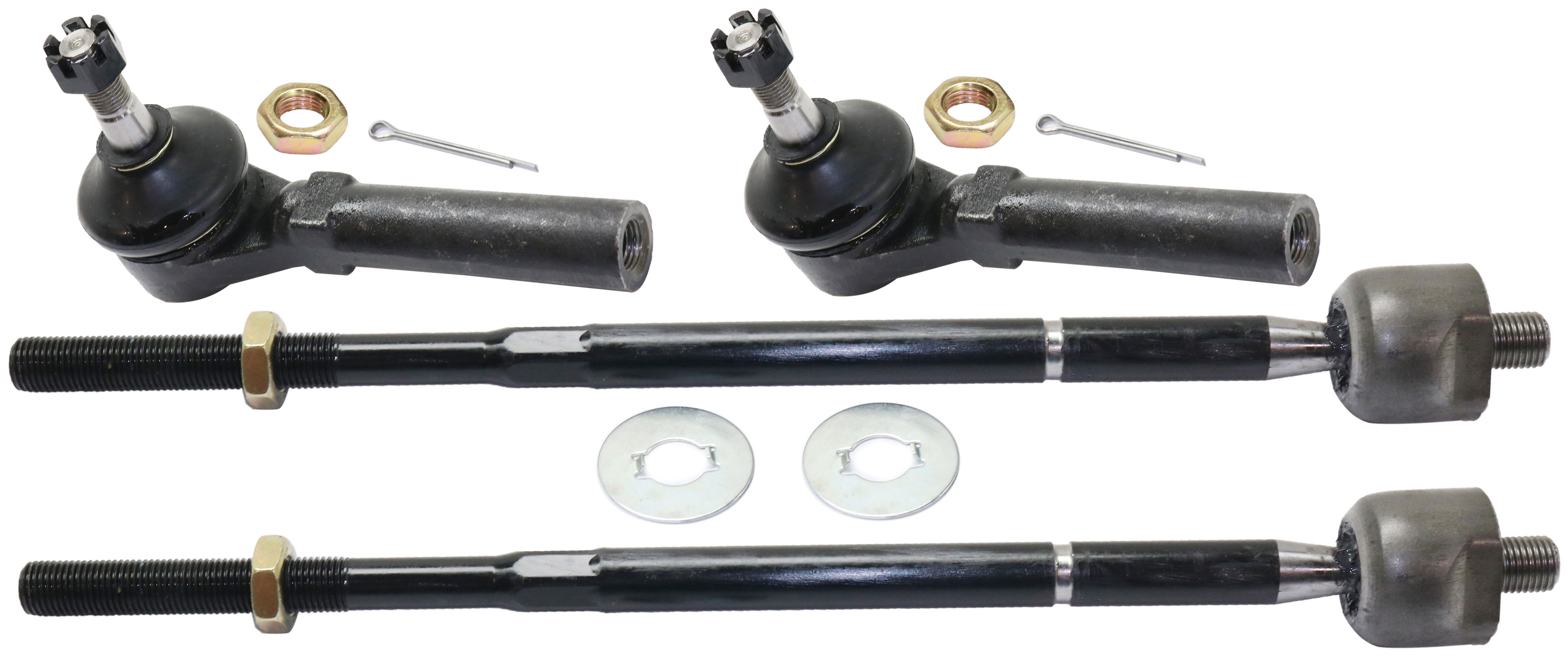 AM GRAND CARAVAN 11-19 FRONT TIE ROD END RH AND LH Inner and Outer SKU SET RD28210004-4 OEM 68157856AA 68156146AA