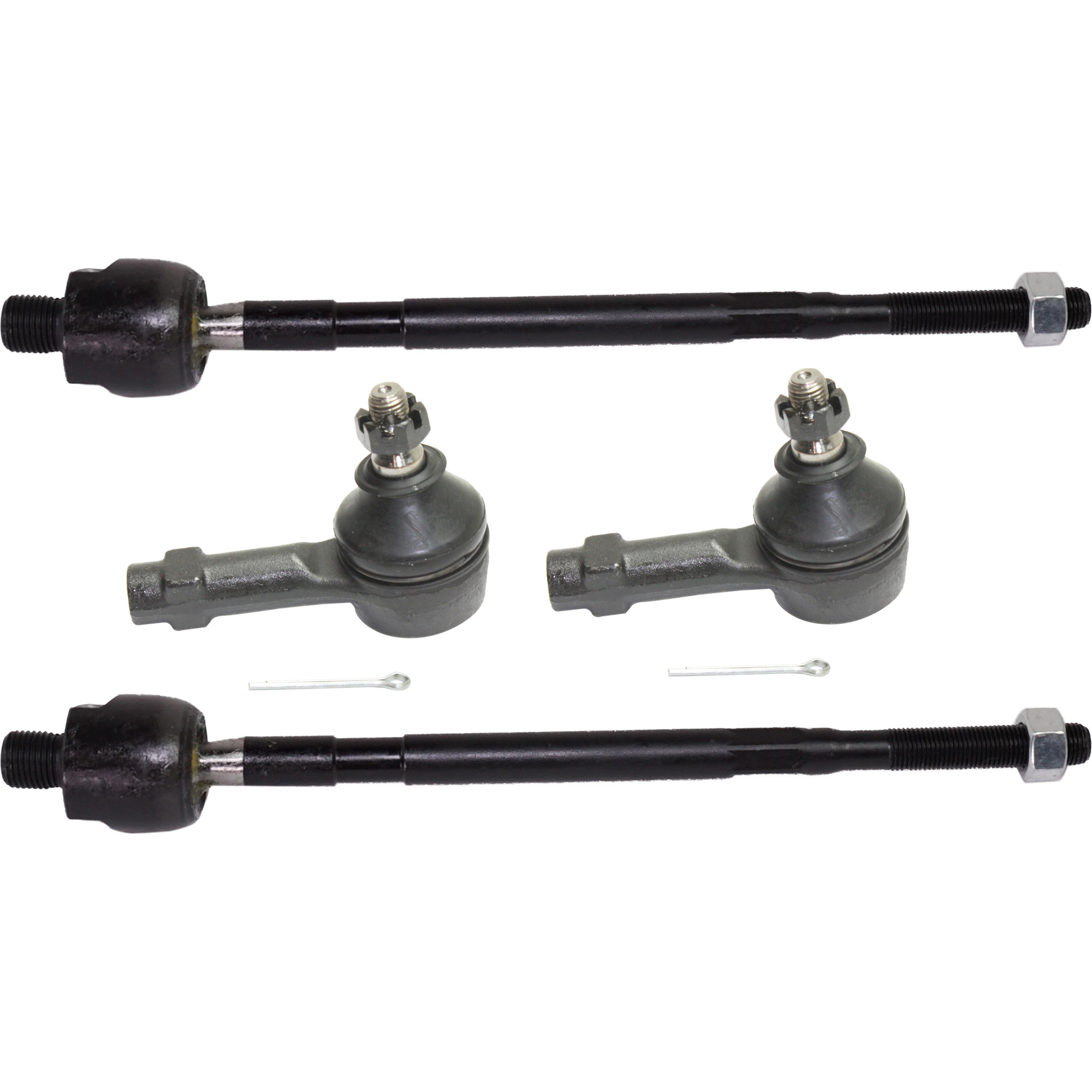 AM COLT 86-91 MIRAGE 86-88 FRONT TIE ROD RH AND LH Inner and Outer SKU SET RD28210038-4 A OEM MB350718 MB598023
