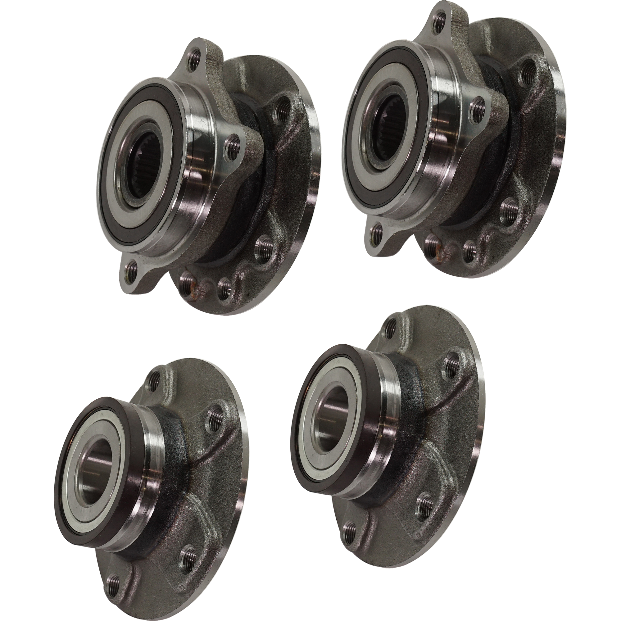 AM DART 13-16 FRONT AND REAR HUB ASSEMBLY RH AND LH SKU SET RD28370009-4 OEM 103282-68082150AA 68082150AB 6