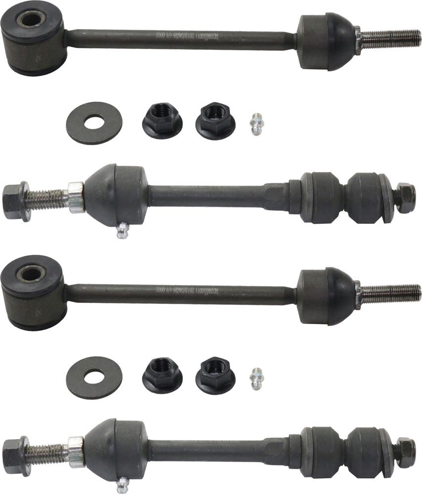 AM RAM FULL SIZE PICKUP 04-07 FRONT AND REAR SWAY BAR LINK RH AND LH SKU SET RD28680004-4 OEM 18312-5451318-05072934AE 45D23