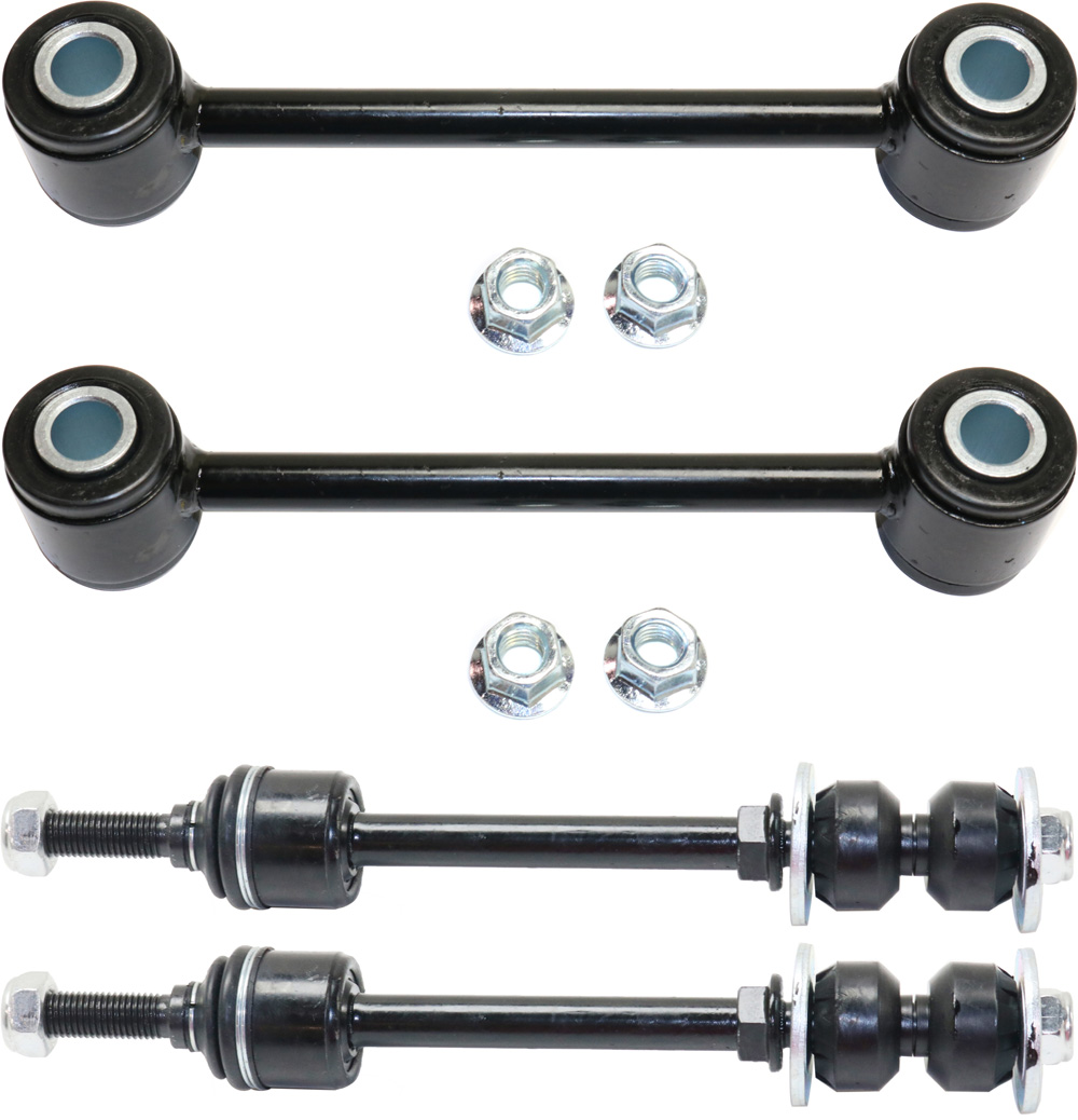 AM DAKOTA 05-11 RAIDER 06-07 FRONT AND REAR SWAY BAR LINK RH AND LH Set of 4 SKU SET RD28680005-4 OEM 2651903-5451695-18750263-45G20